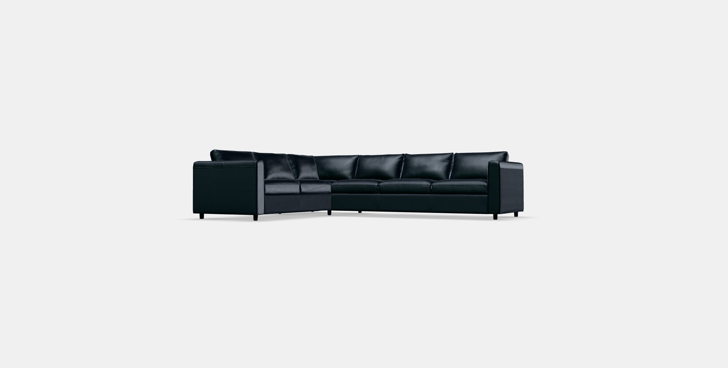 VIMLE Corner sofa 5-seat 1 Low-poly 3D model_12