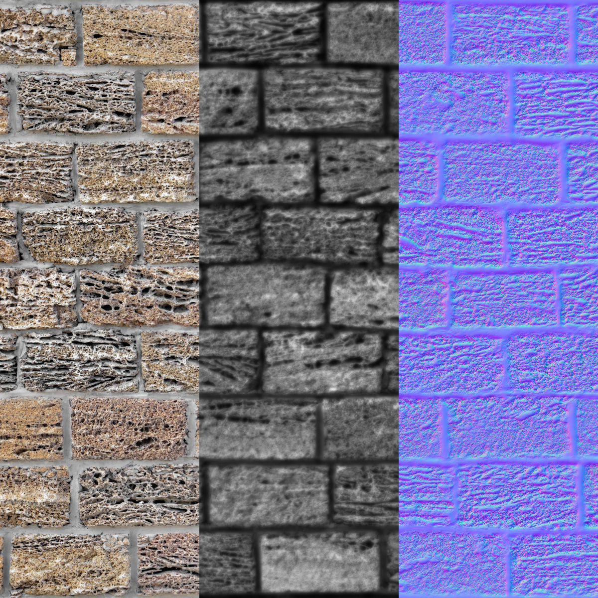 Seamless rough pumice masonry material - 10k Texture_2