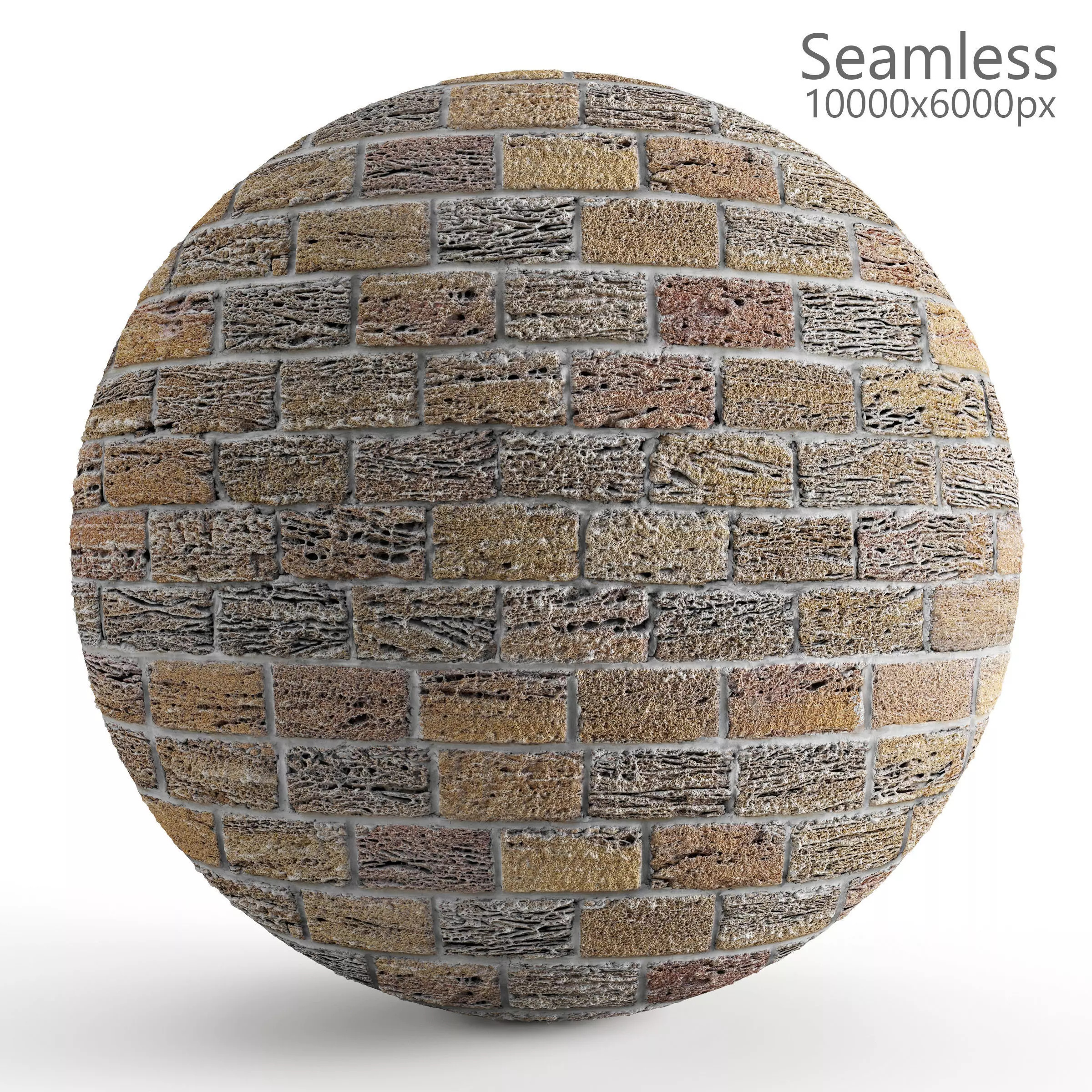 Seamless rough pumice masonry material - 10k Texture_0