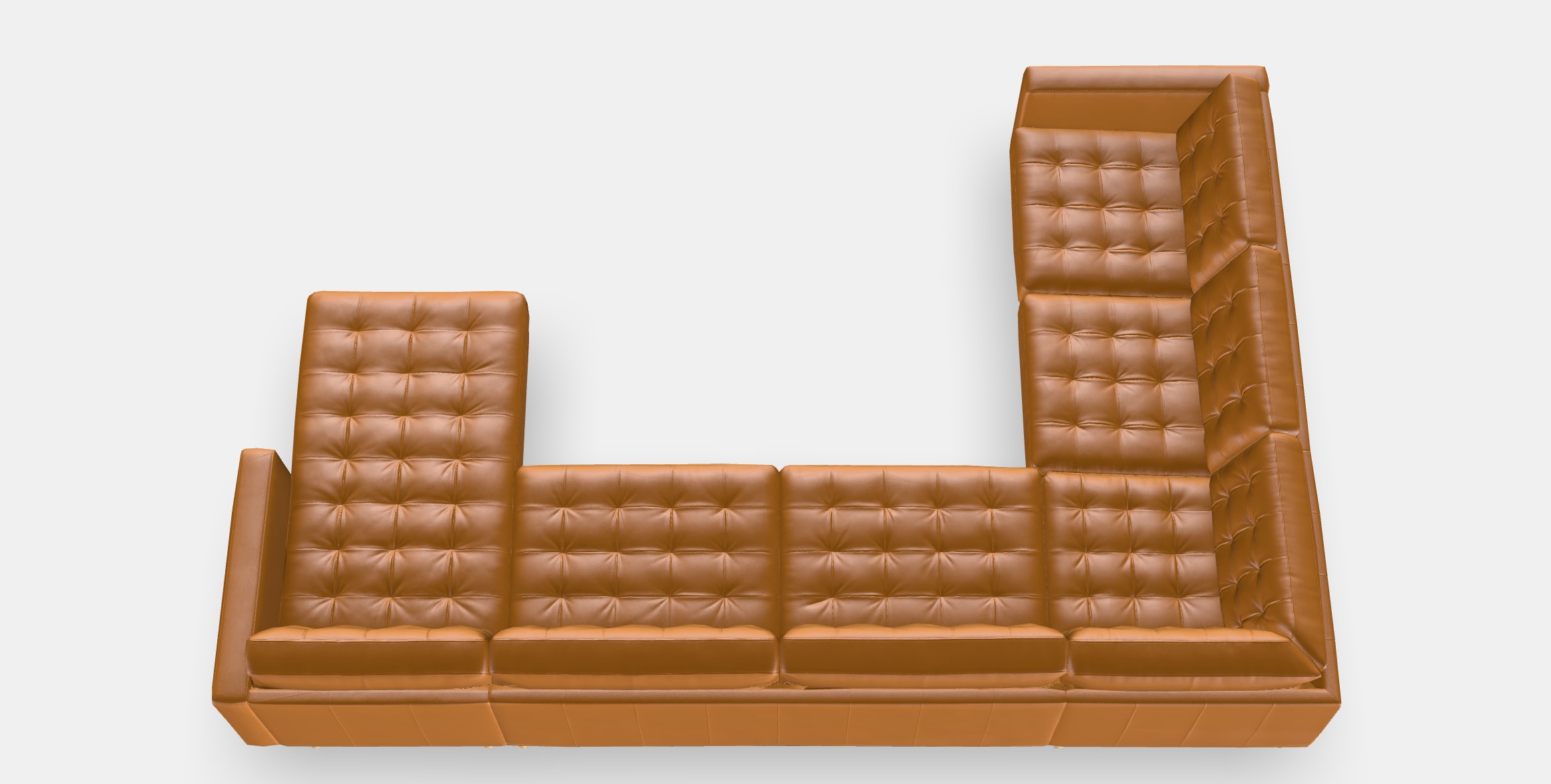 LANDSKRONA Corner sofa 6-seat 1 Low-poly 3D model_2