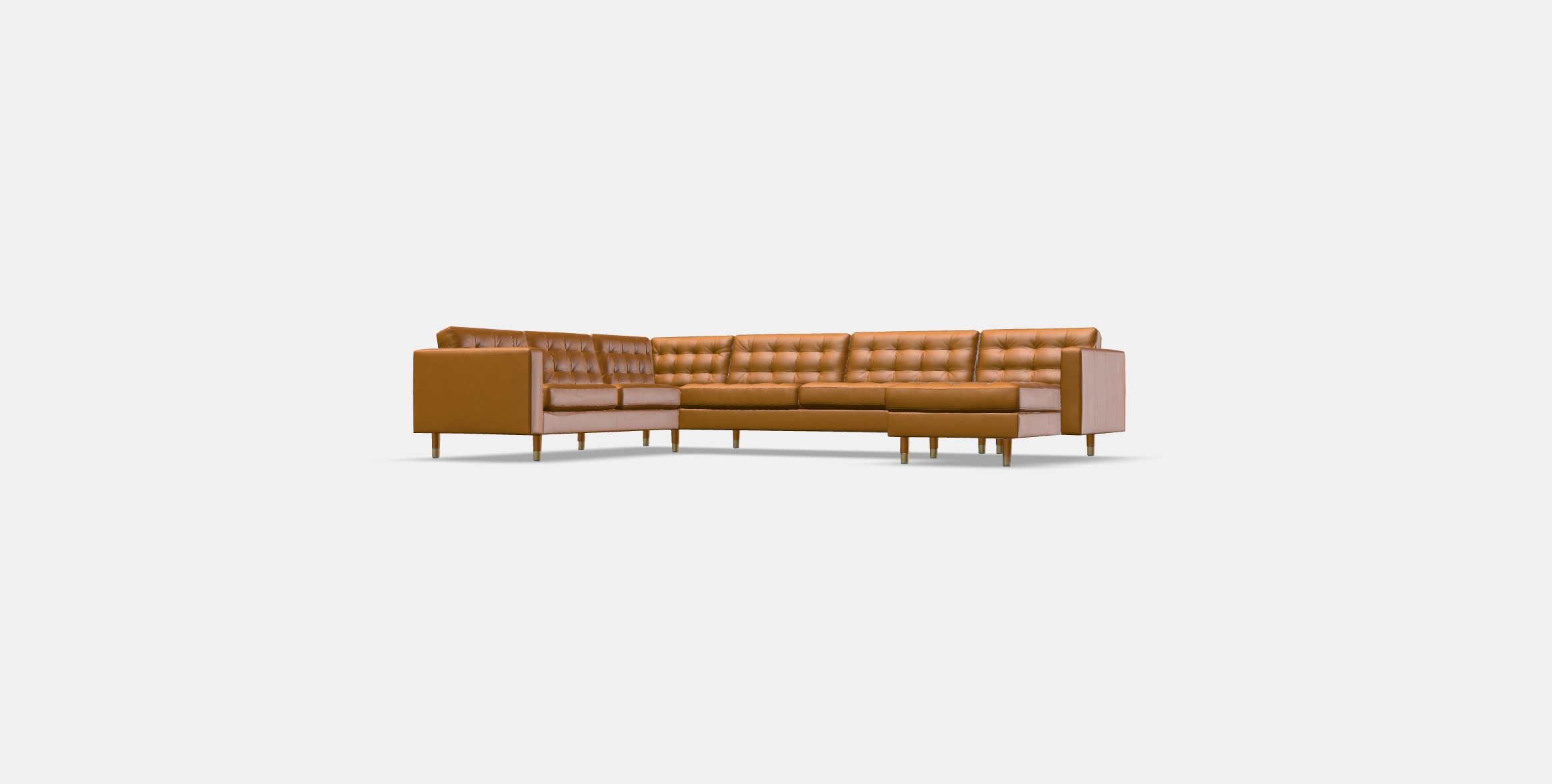 LANDSKRONA Corner sofa 6-seat 1 Low-poly 3D model_12