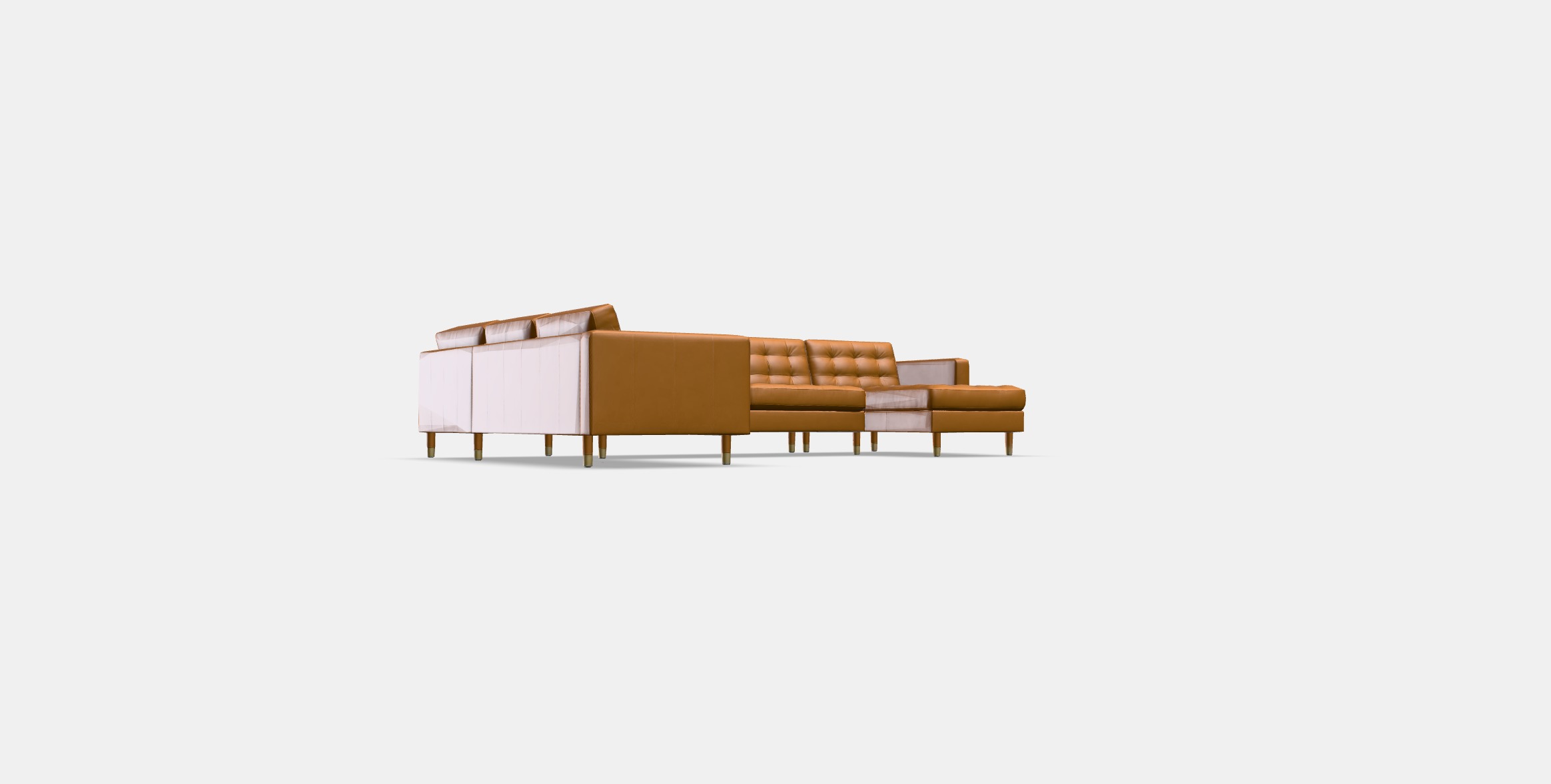 LANDSKRONA Corner sofa 6-seat 1 Low-poly 3D model_4