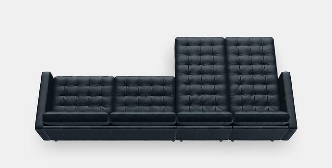 LANDSKRONA 5-seat sofa Low-poly 3D model