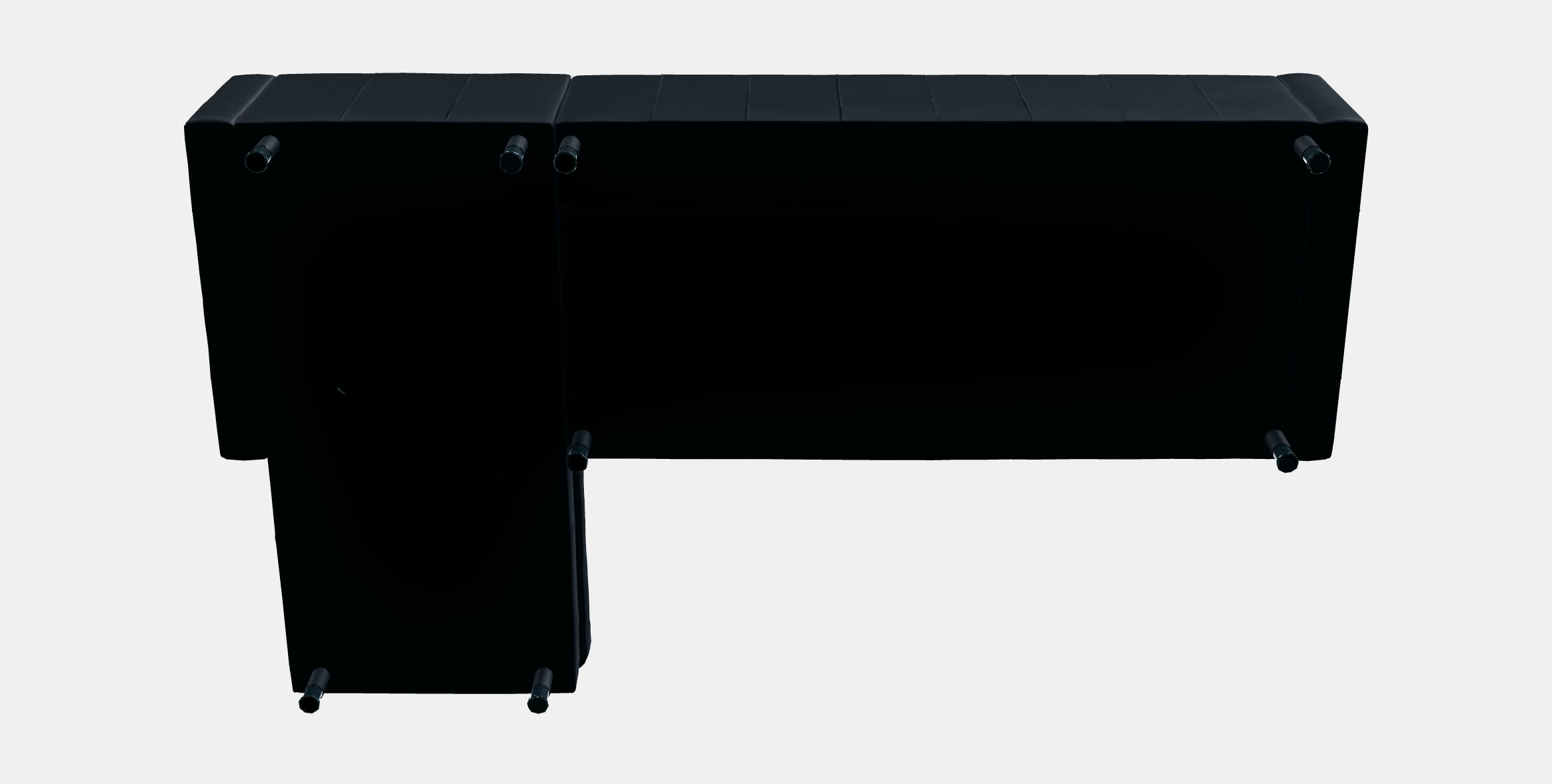 LANDSKRONA 4-seat sofa 2 Low-poly 3D model_8