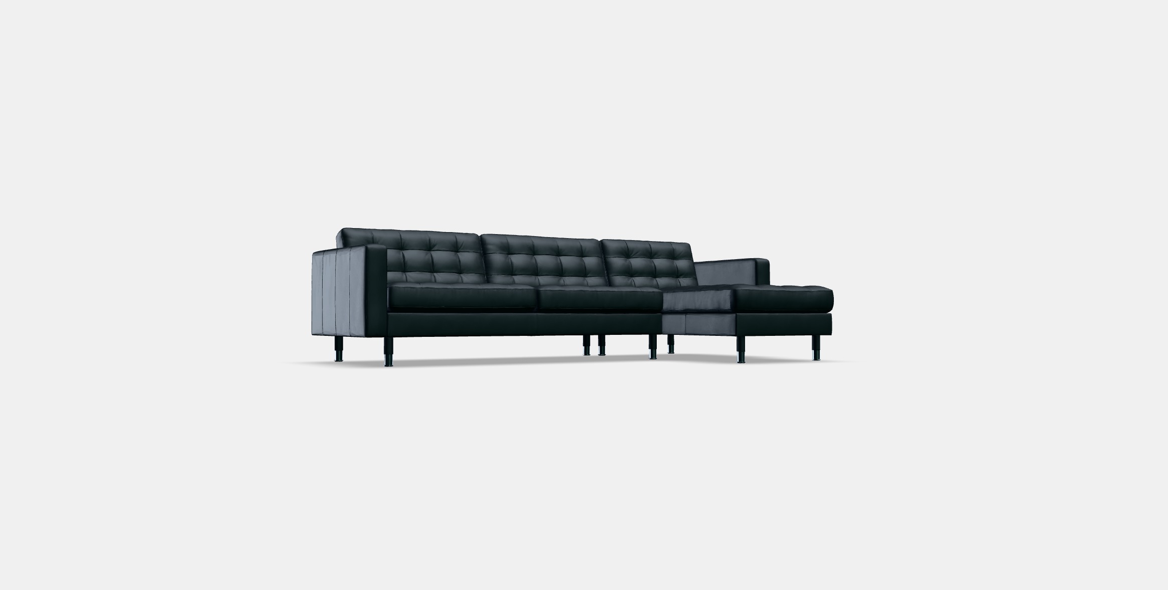 LANDSKRONA 4-seat sofa 2 Low-poly 3D model_3