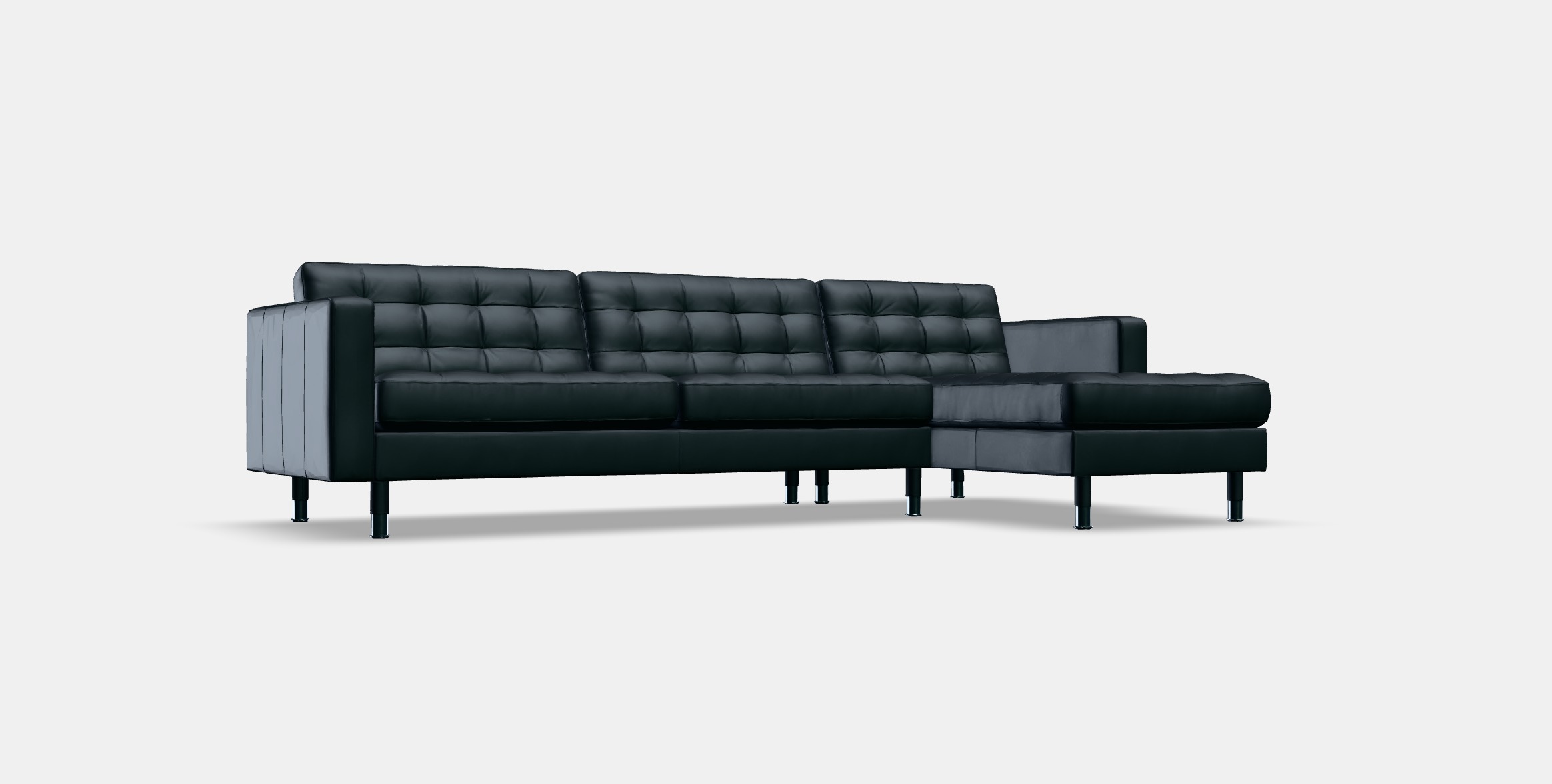 LANDSKRONA 4-seat sofa 2 Low-poly 3D model_9