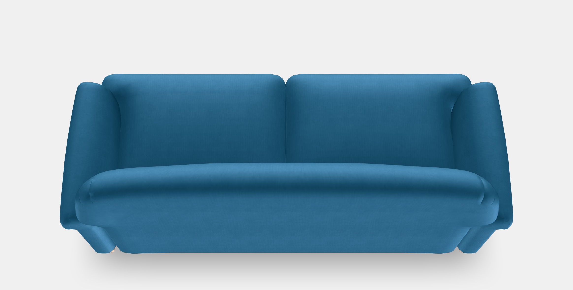 ESSEBODA 3-seat sofa Low-poly 3D model_4