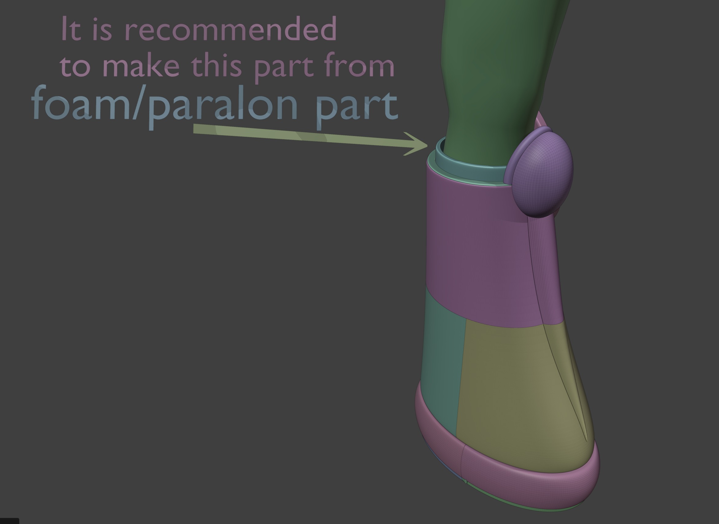 ONE PIECE Roronoa Zoro  DOM boots EGGHEAD COSPLAY 3D PRINT MODEL 3D print model_9