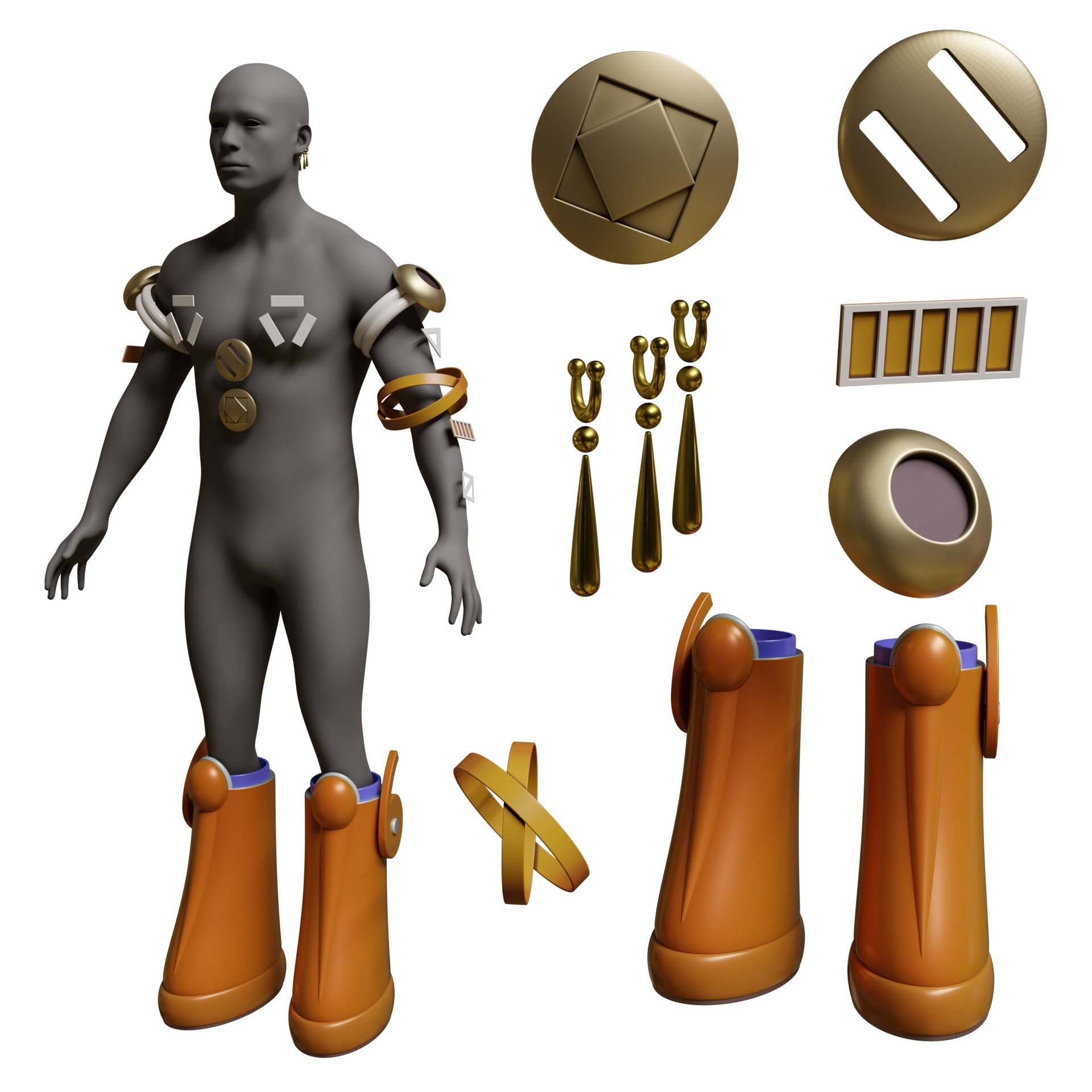 ONE PIECE Roronoa Zoro  DOM boots EGGHEAD COSPLAY 3D PRINT MODEL 3D print model_2