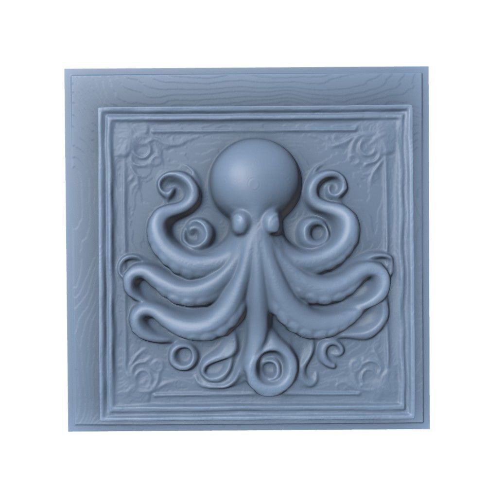 Octopus Animal 3D print model_2