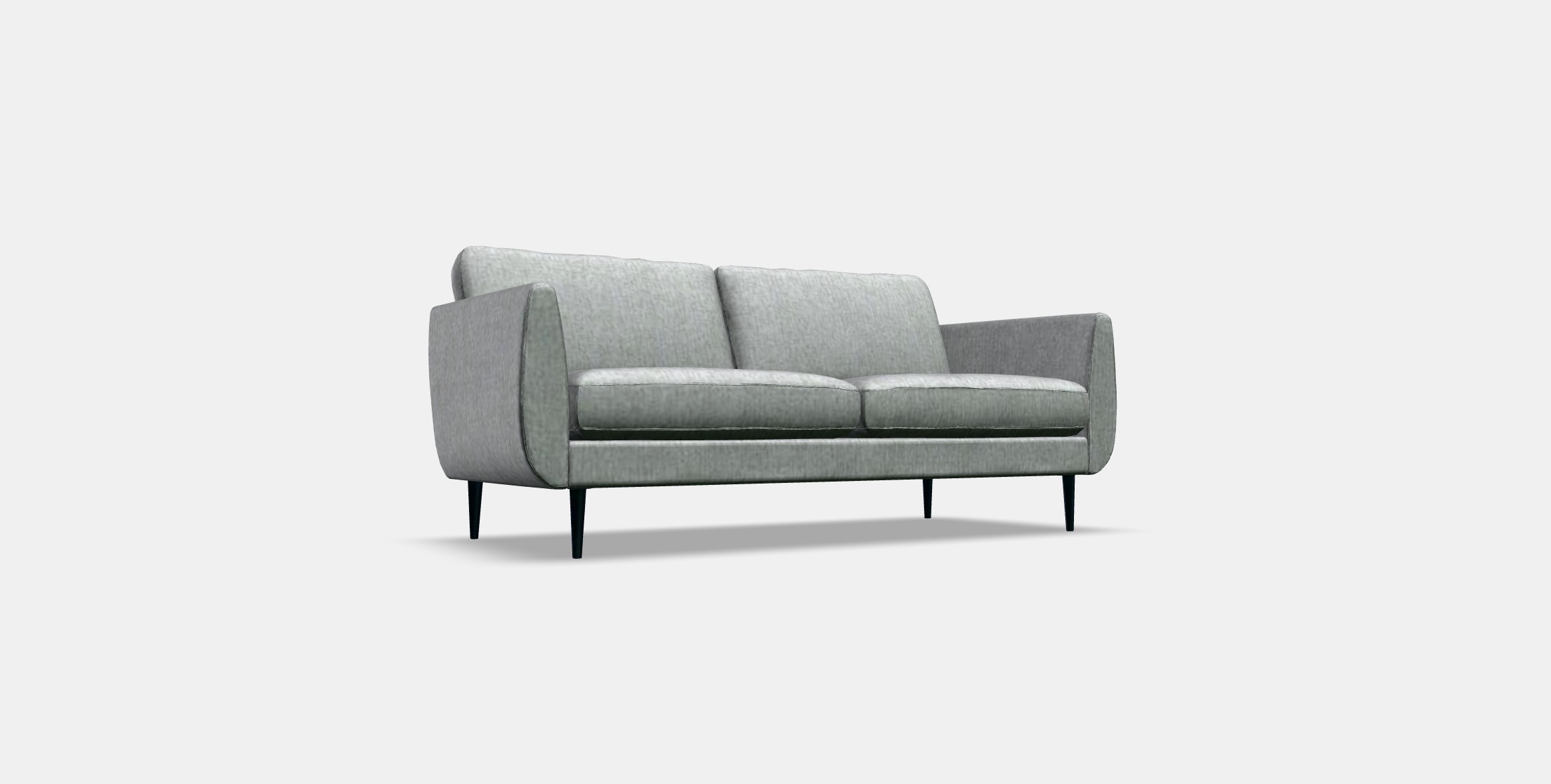 SMEDSTORP 3-seat sofa Low-poly 3D model_3