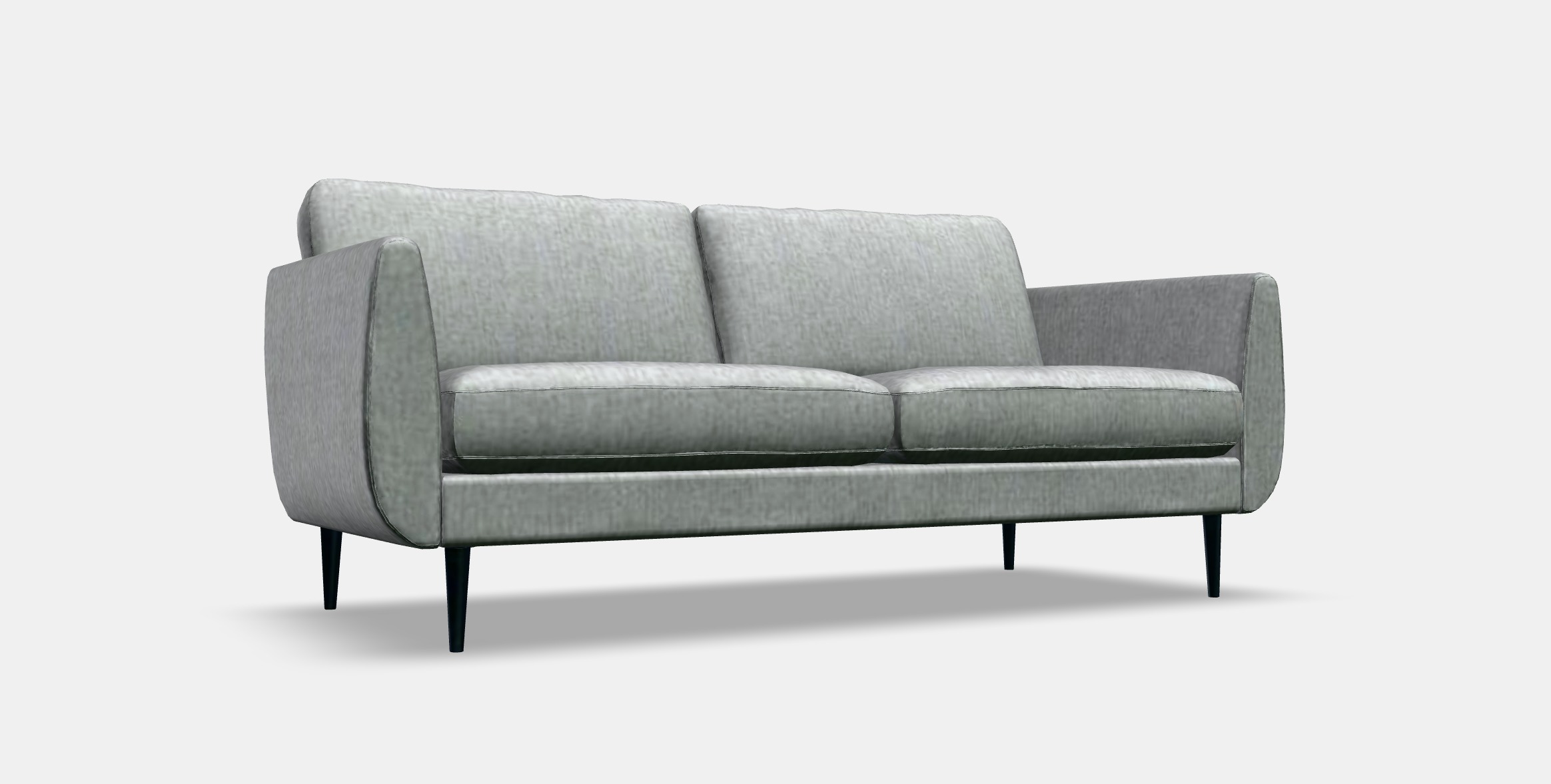 SMEDSTORP 3-seat sofa Low-poly 3D model_9