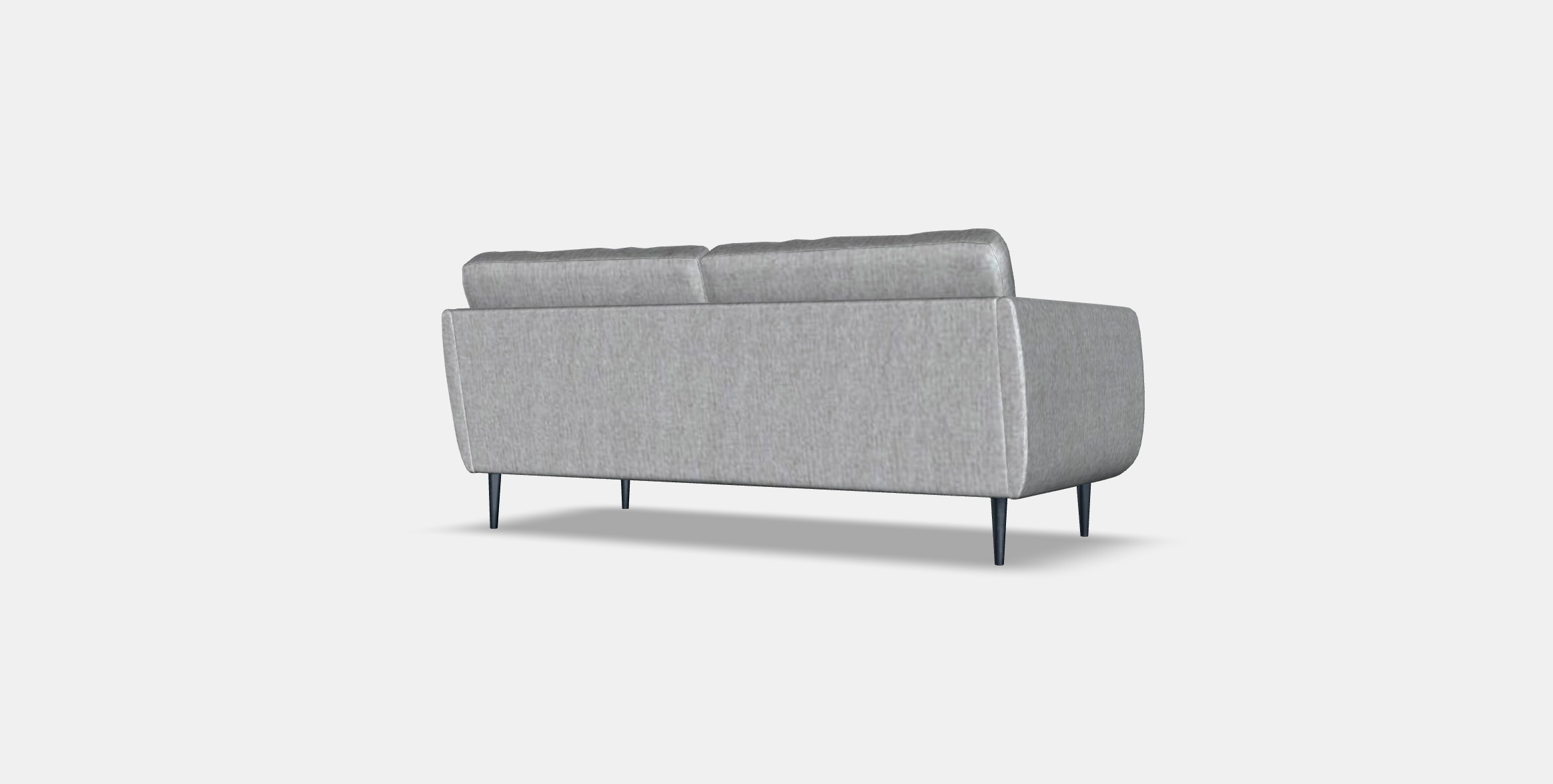 SMEDSTORP 3-seat sofa Low-poly 3D model_4