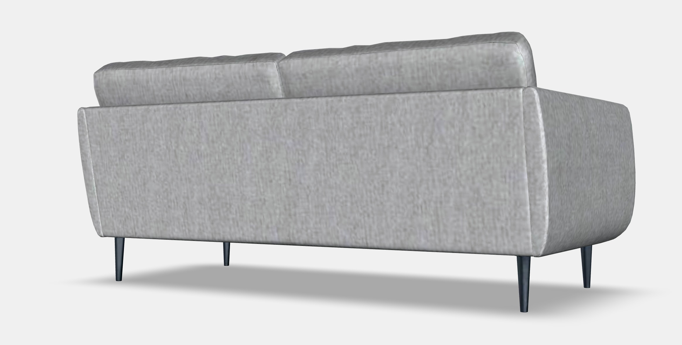 SMEDSTORP 3-seat sofa Low-poly 3D model_5
