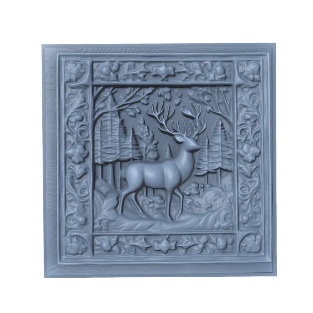 Fallow Deer Animal 3D print model_2