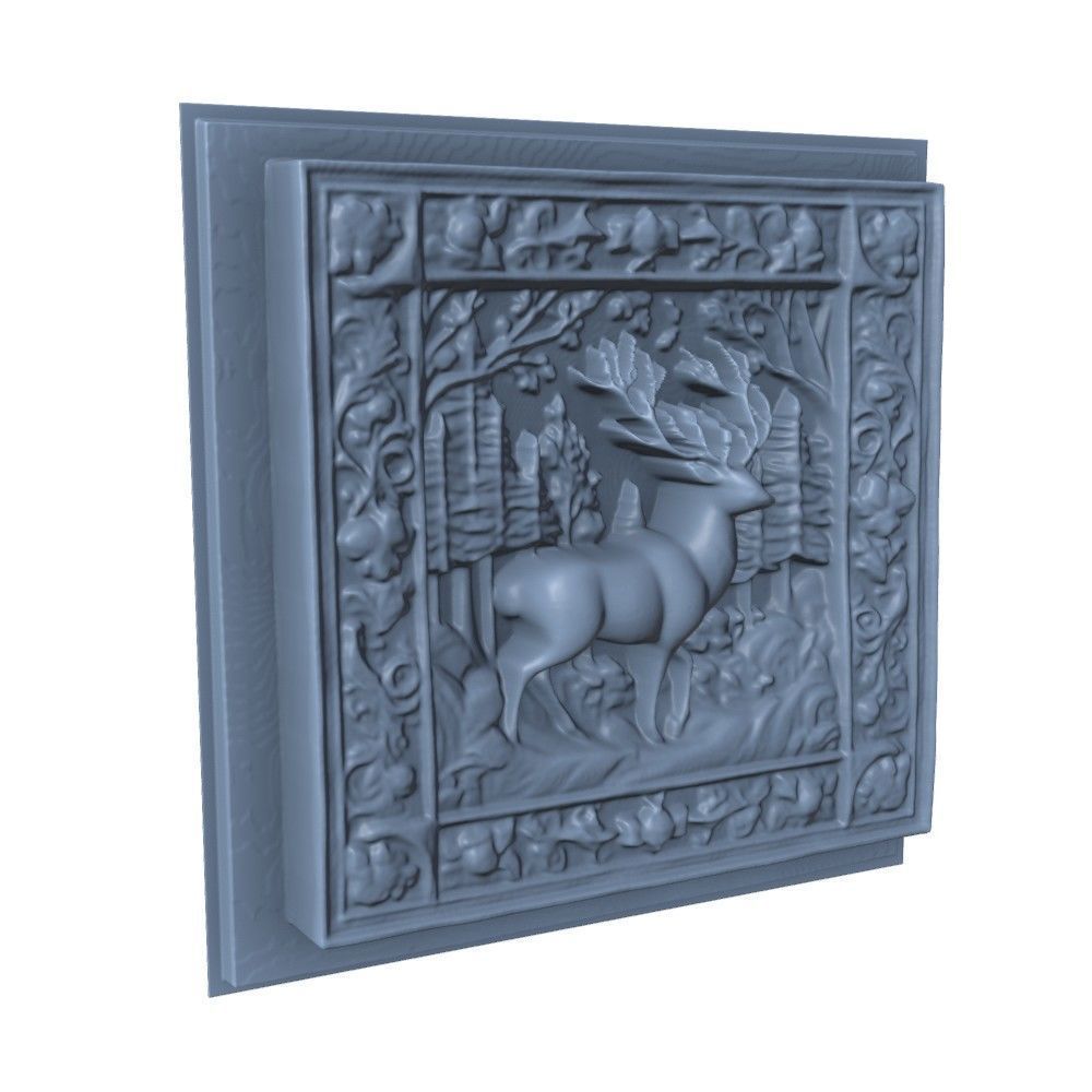 Fallow Deer Animal 3D print model_3