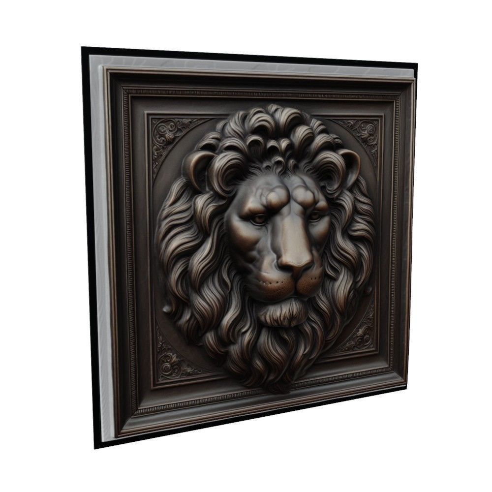Lion Animal 3D print model_1