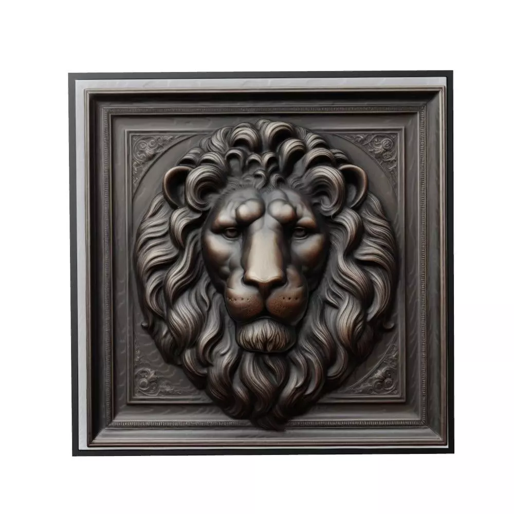 Lion Animal 3D print model_0