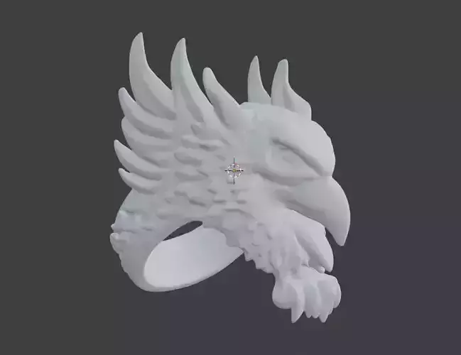 EAGLE RING SCULPTURE BLENDER MODEL