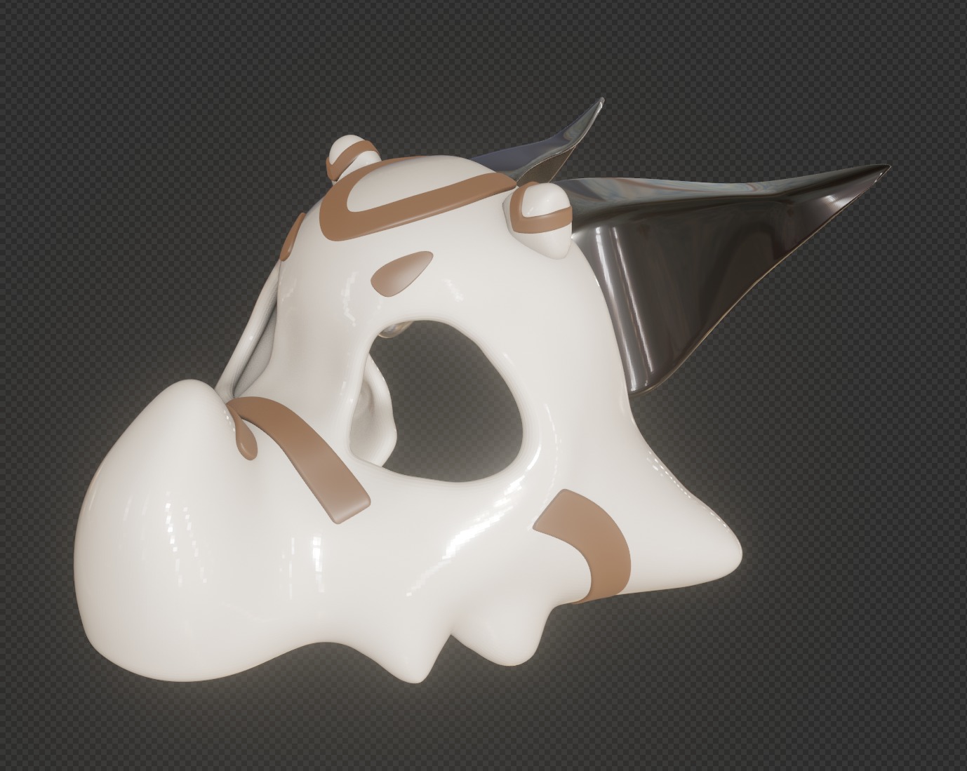 Iansan cosplay props kit skull 3D print model_9