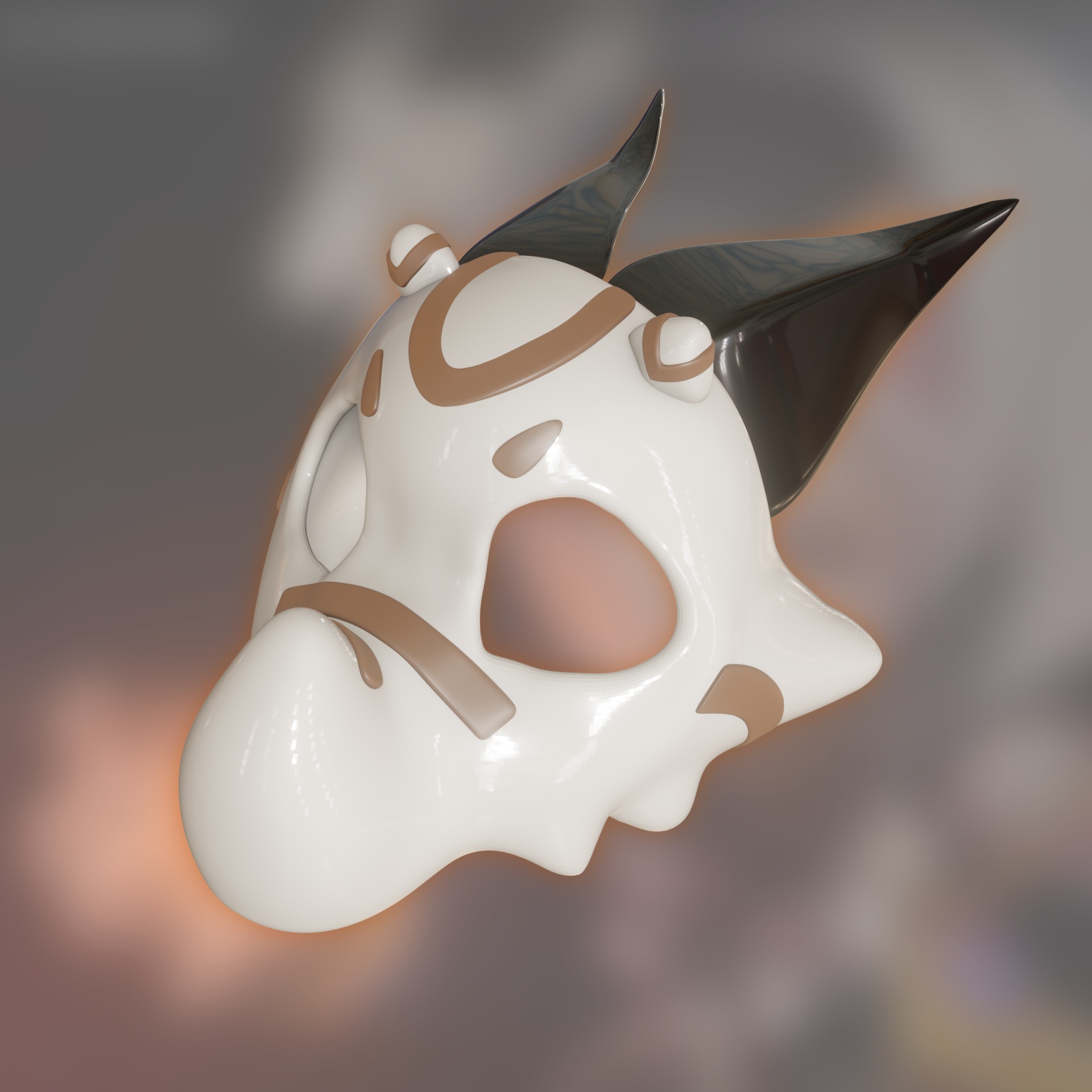 Iansan cosplay props kit skull 3D print model_16