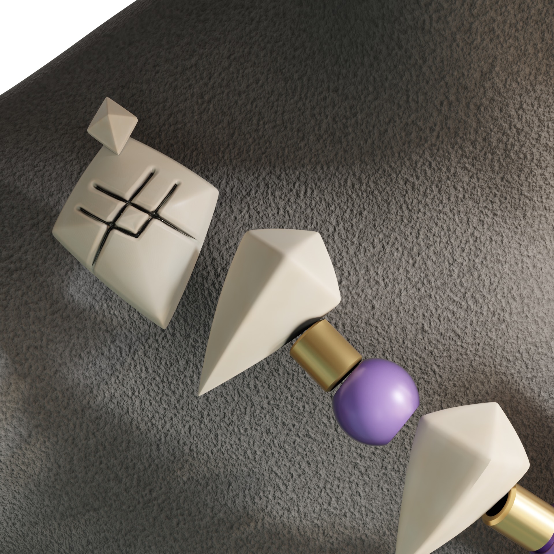 Iansan cosplay props kit skull 3D print model_7