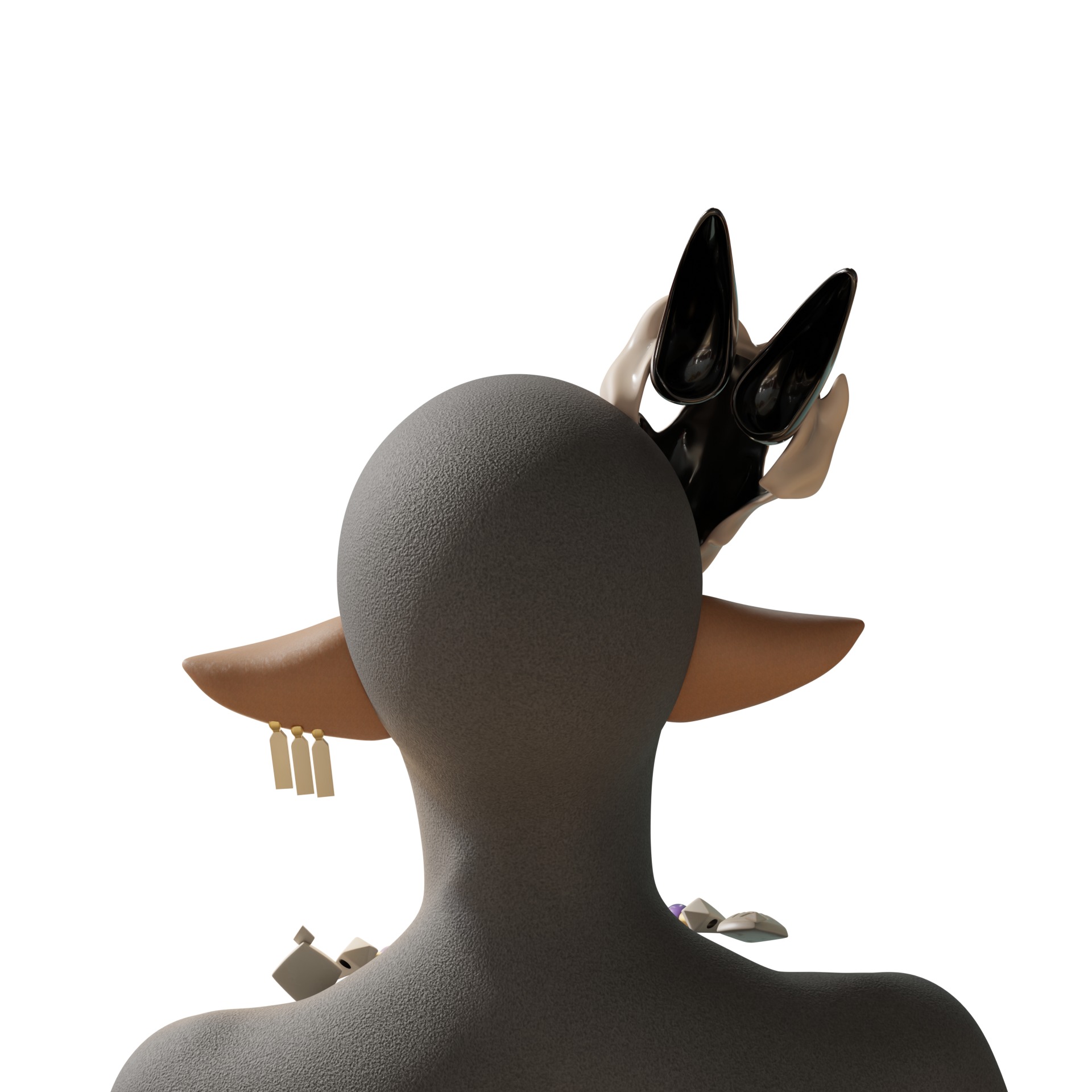 Iansan cosplay props kit skull 3D print model_21