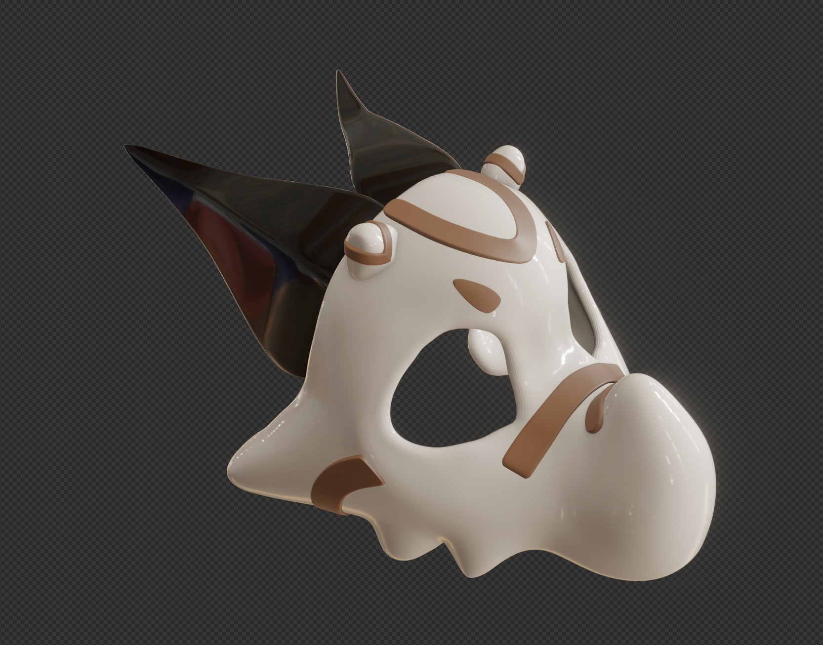 Iansan cosplay props kit skull 3D print model_8