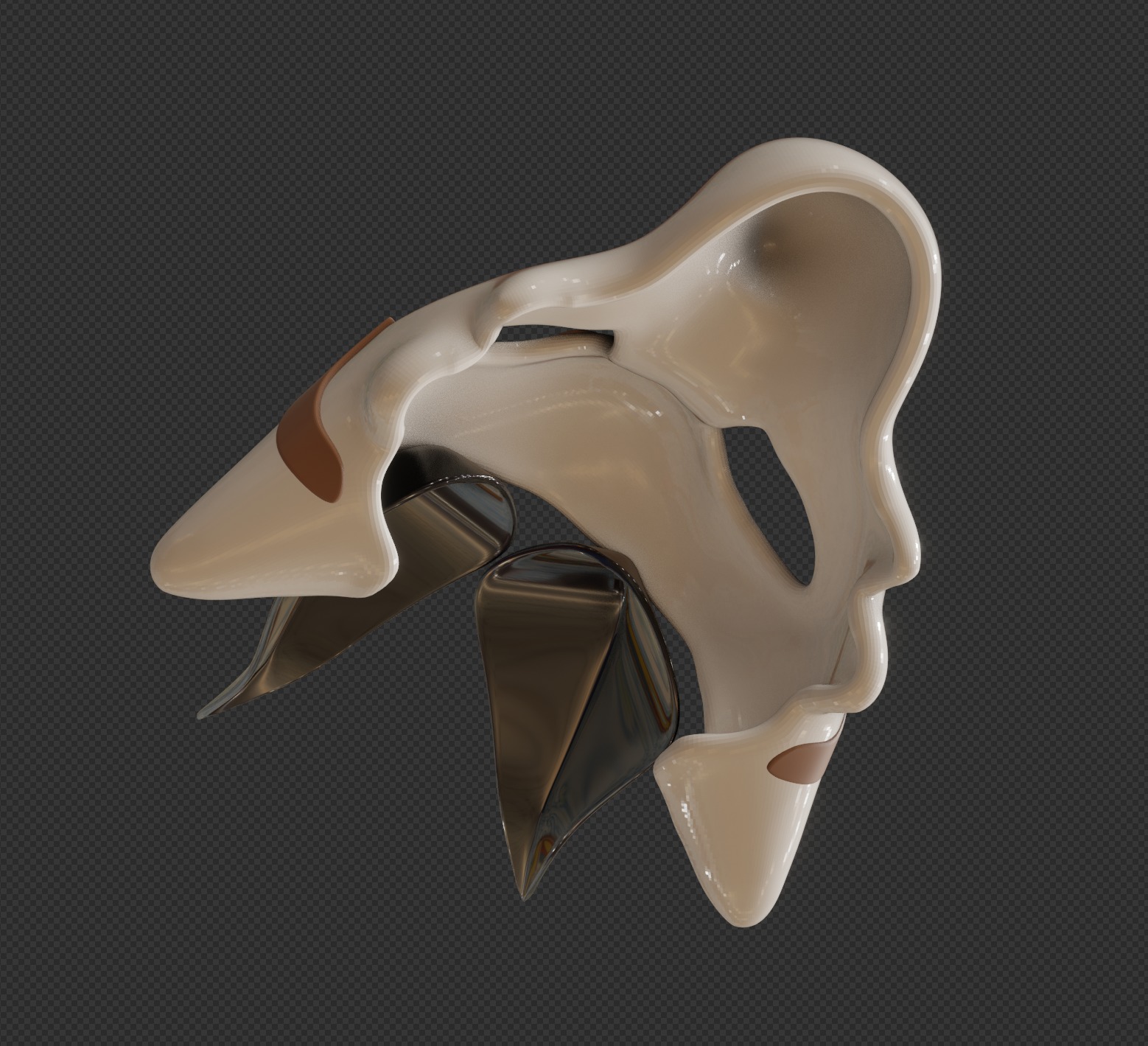 Iansan cosplay props kit skull 3D print model_6