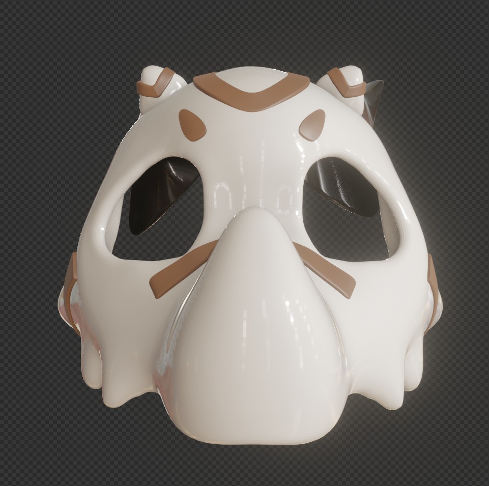 Iansan cosplay props kit skull 3D print model_4