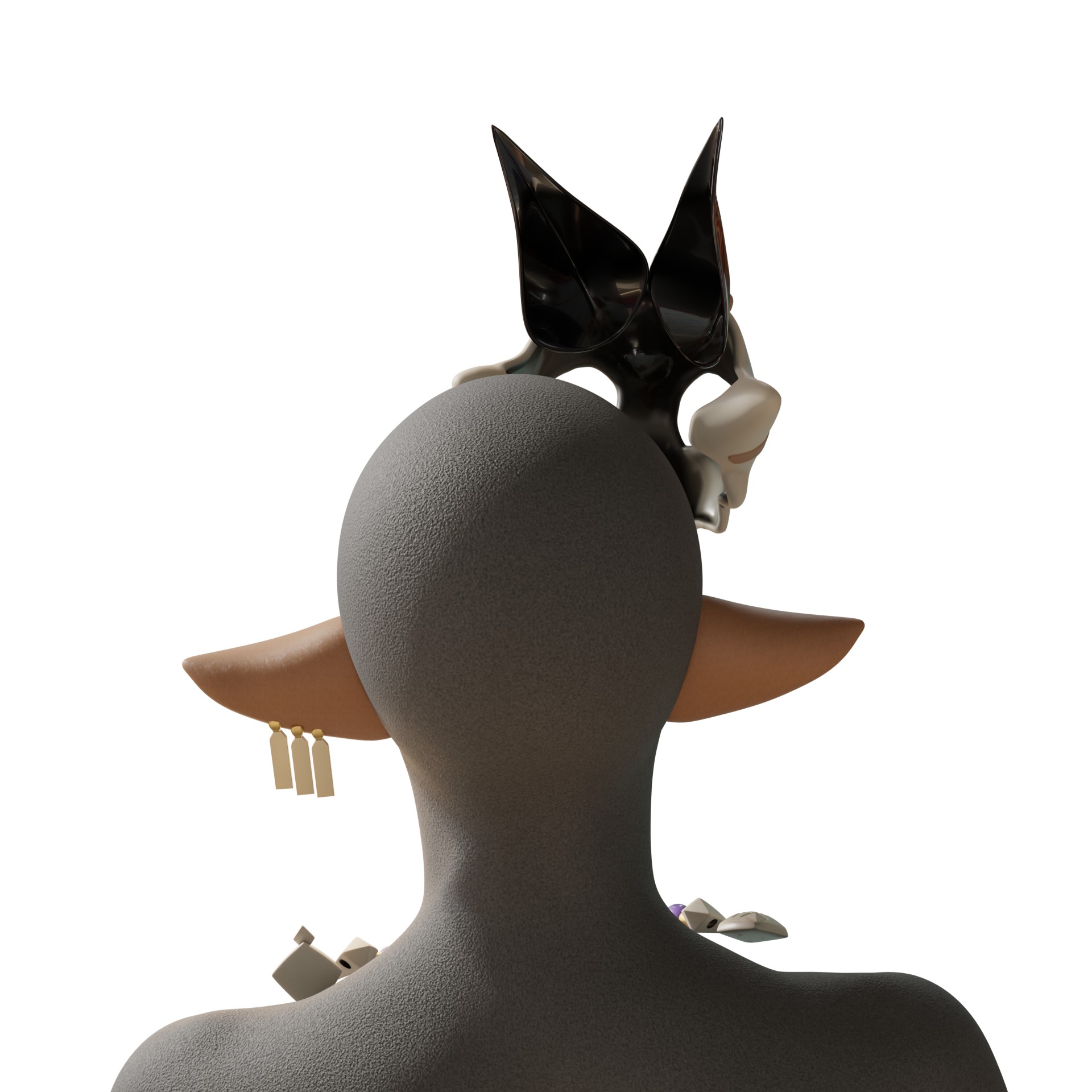 Iansan cosplay props kit skull 3D print model_14