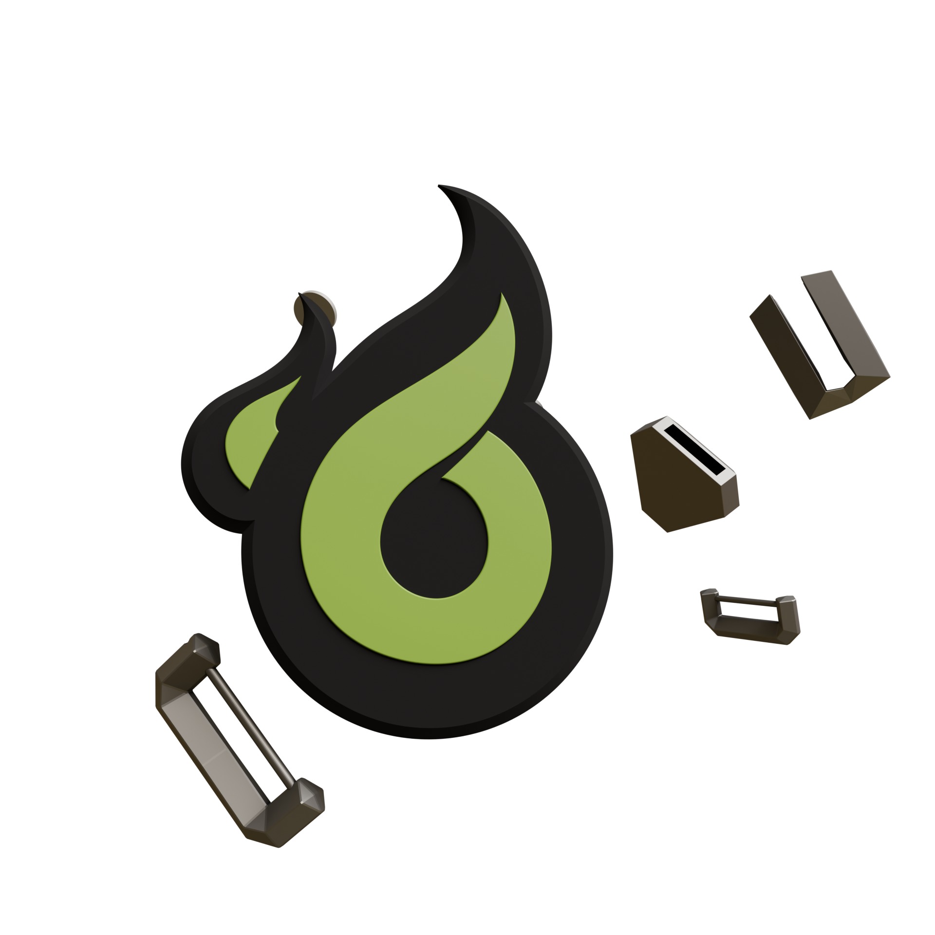 mask horns accessories Shackles SOUKAKU COSPLAY 3D print model_27