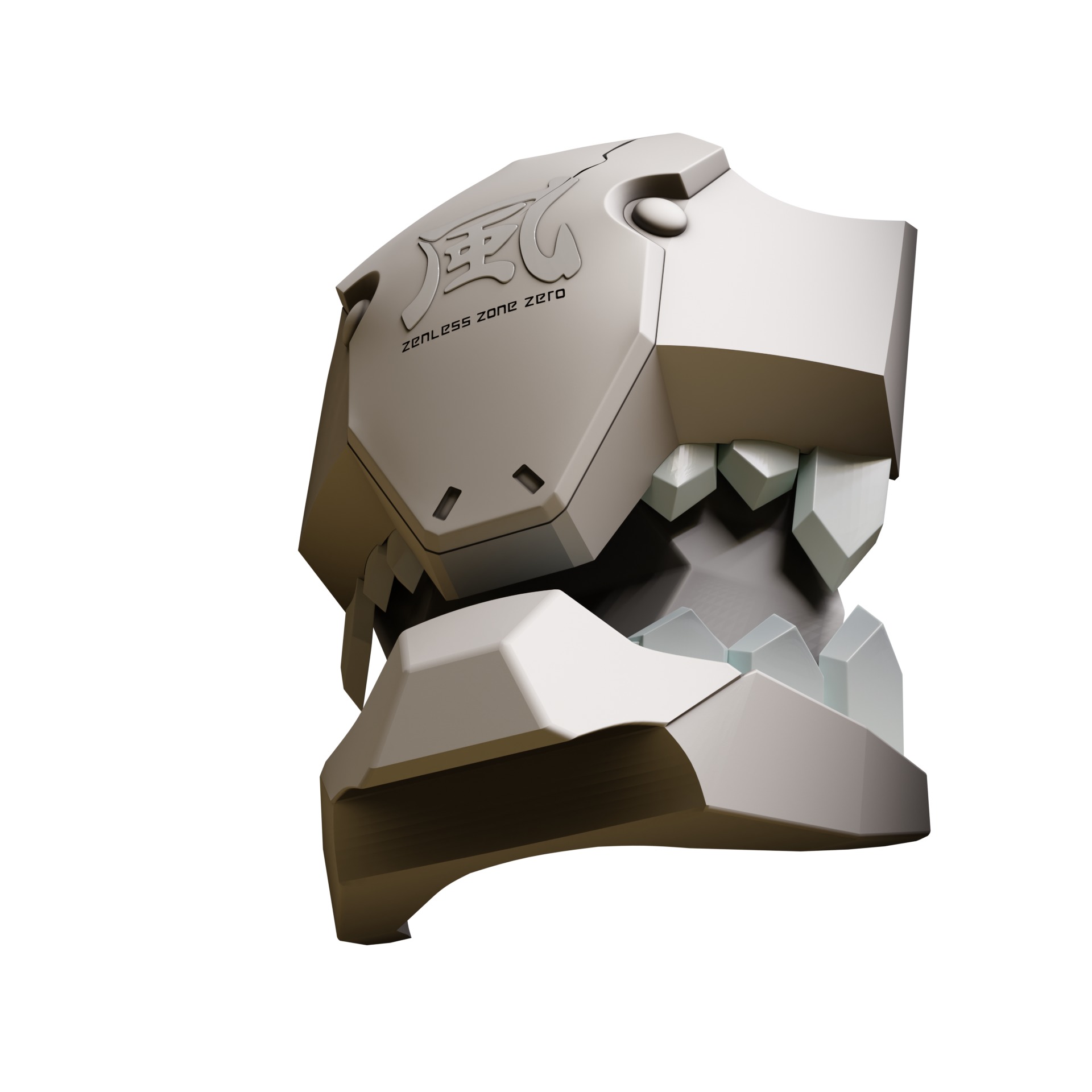 mask horns accessories Shackles SOUKAKU COSPLAY 3D print model_8