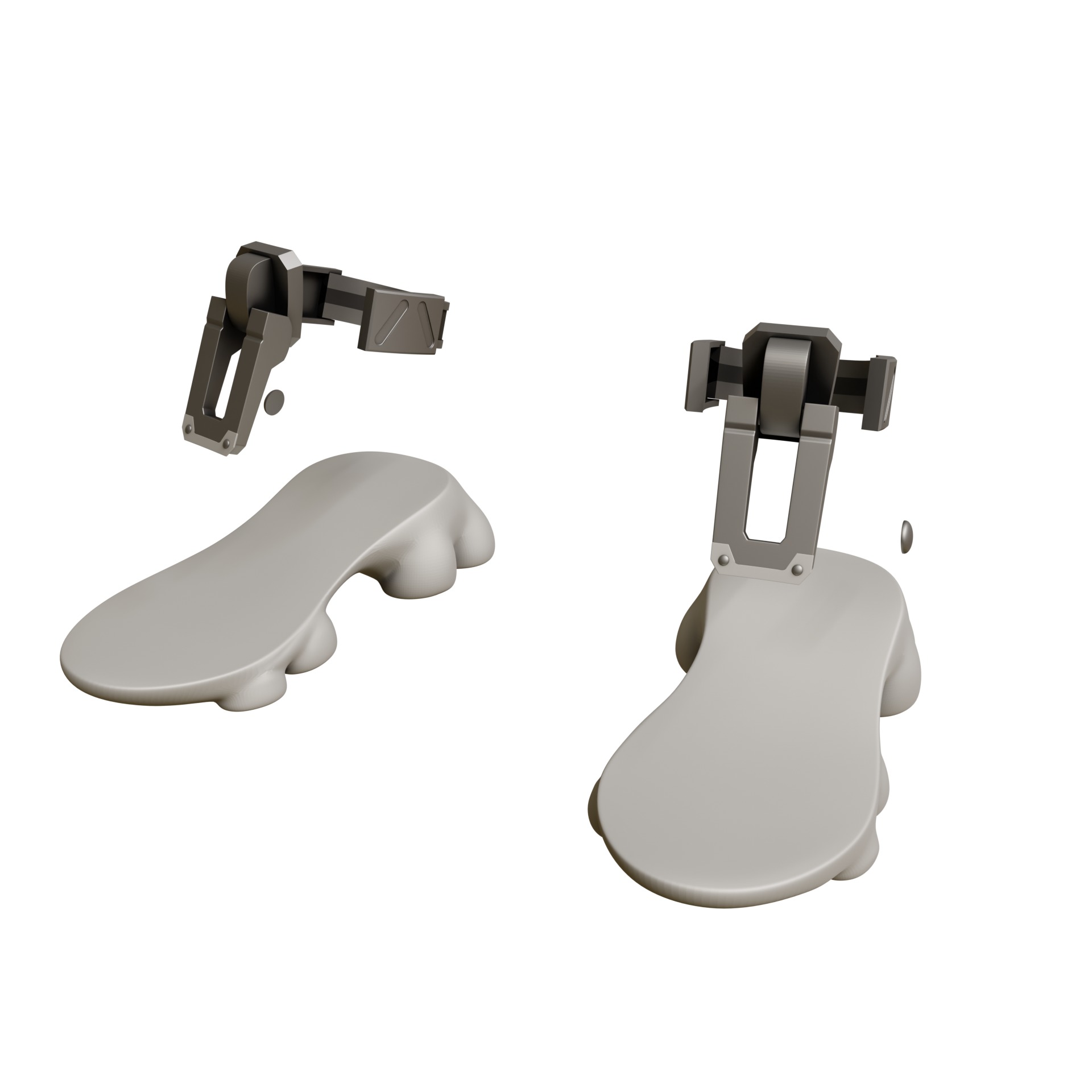 mask horns accessories Shackles SOUKAKU COSPLAY 3D print model_30