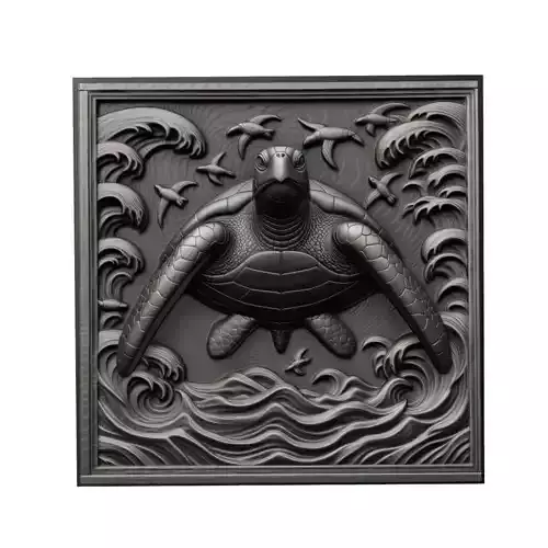Sea Turtle Animal 3D print model