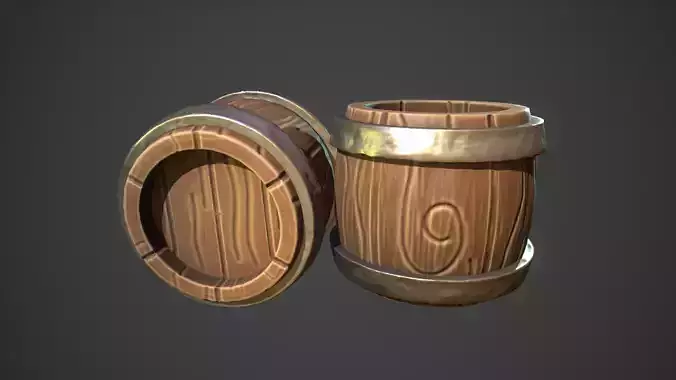 Stylized Cute Barrel