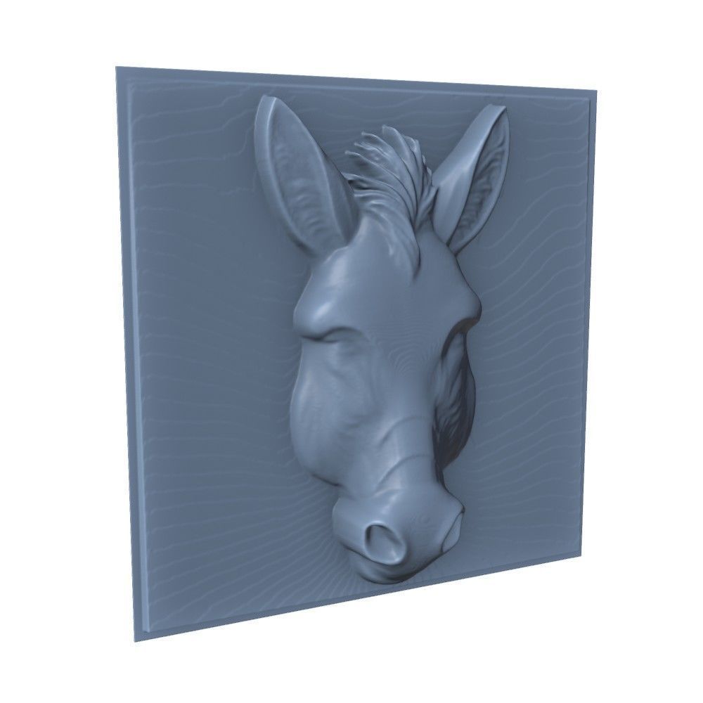 Donkey Animal 3D print model_3