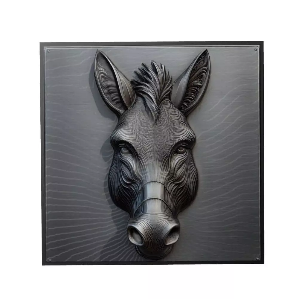 Donkey Animal 3D print model_0