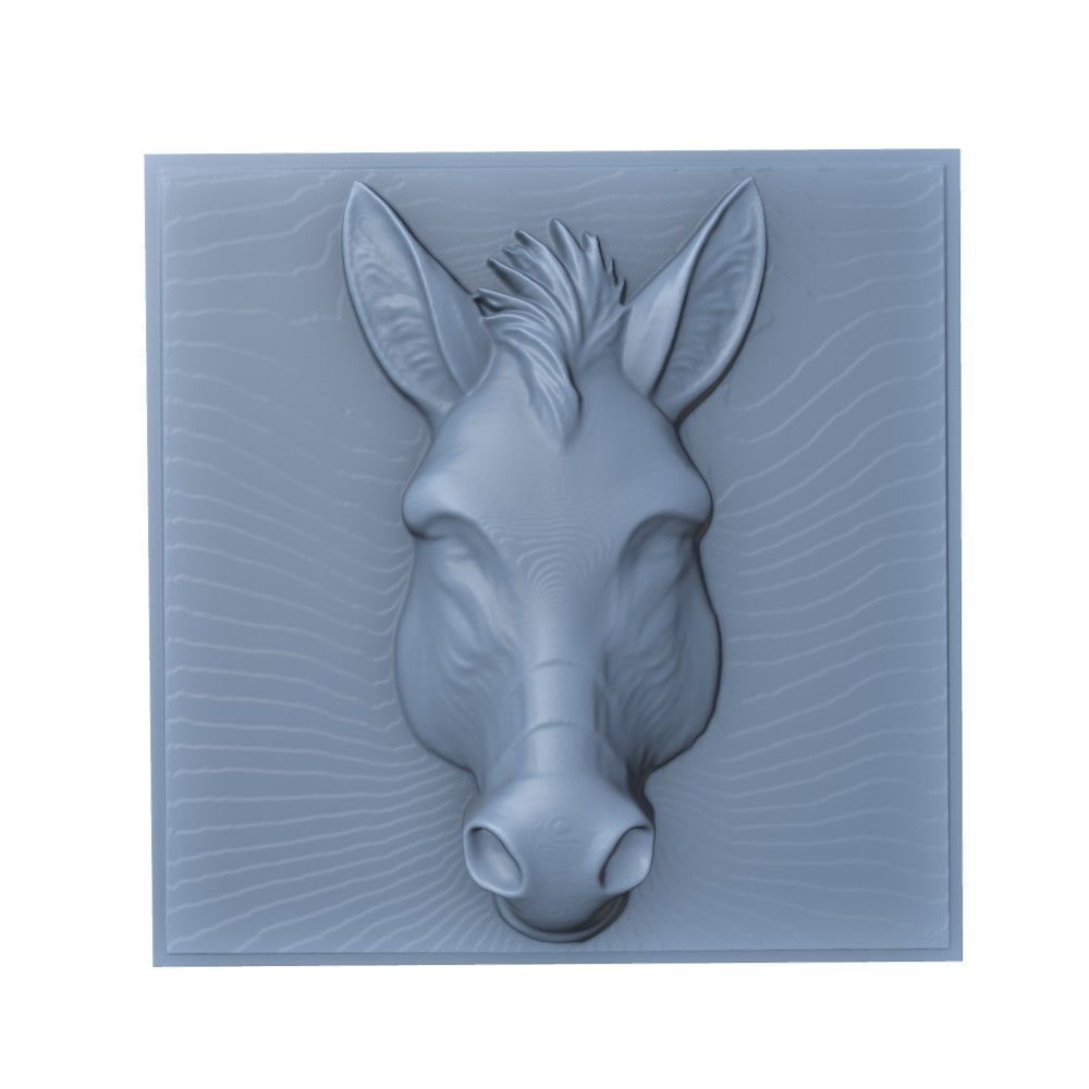 Donkey Animal 3D print model_2