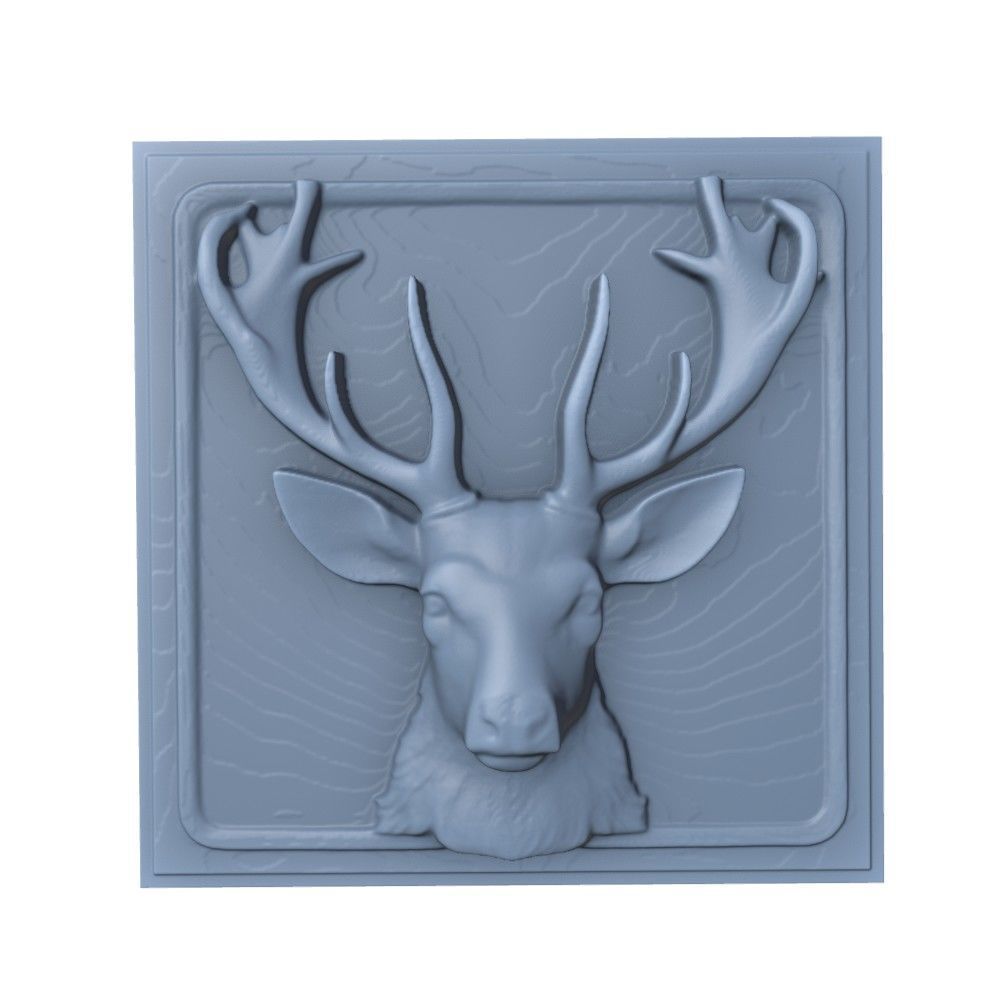 Deer Animal 3D print model_2
