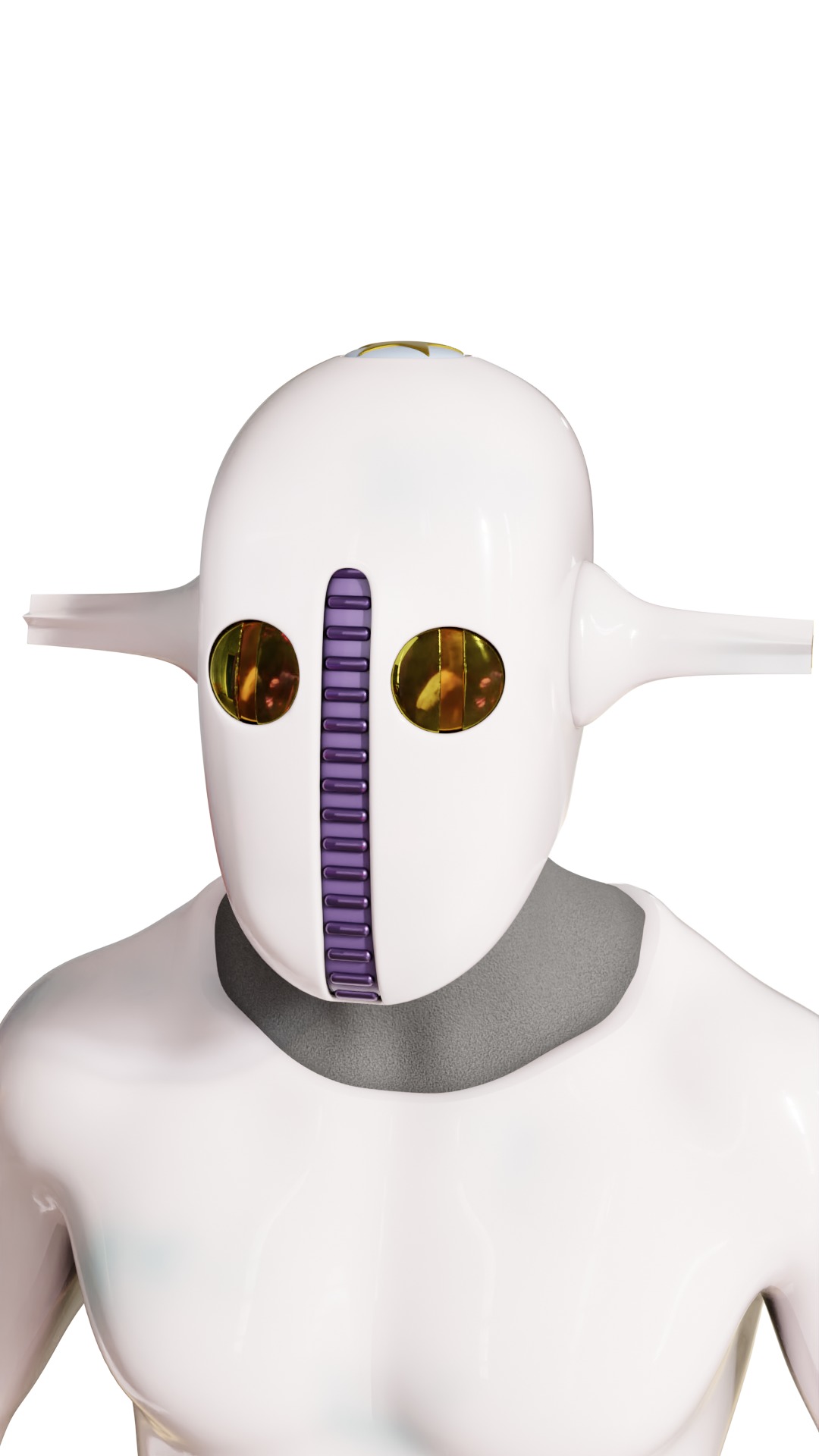 jojo soft and wet cosplay mask 3D print model_1
