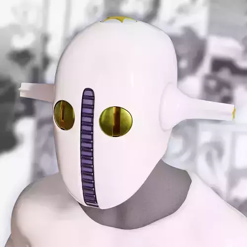 jojo soft and wet cosplay mask 3D print model