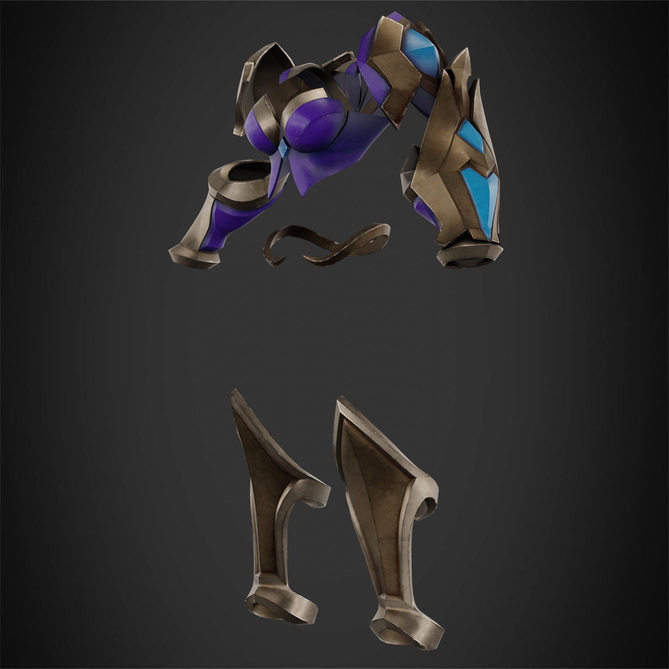 League of Legends Sejuani Armor for Cosplay 3D print model_3