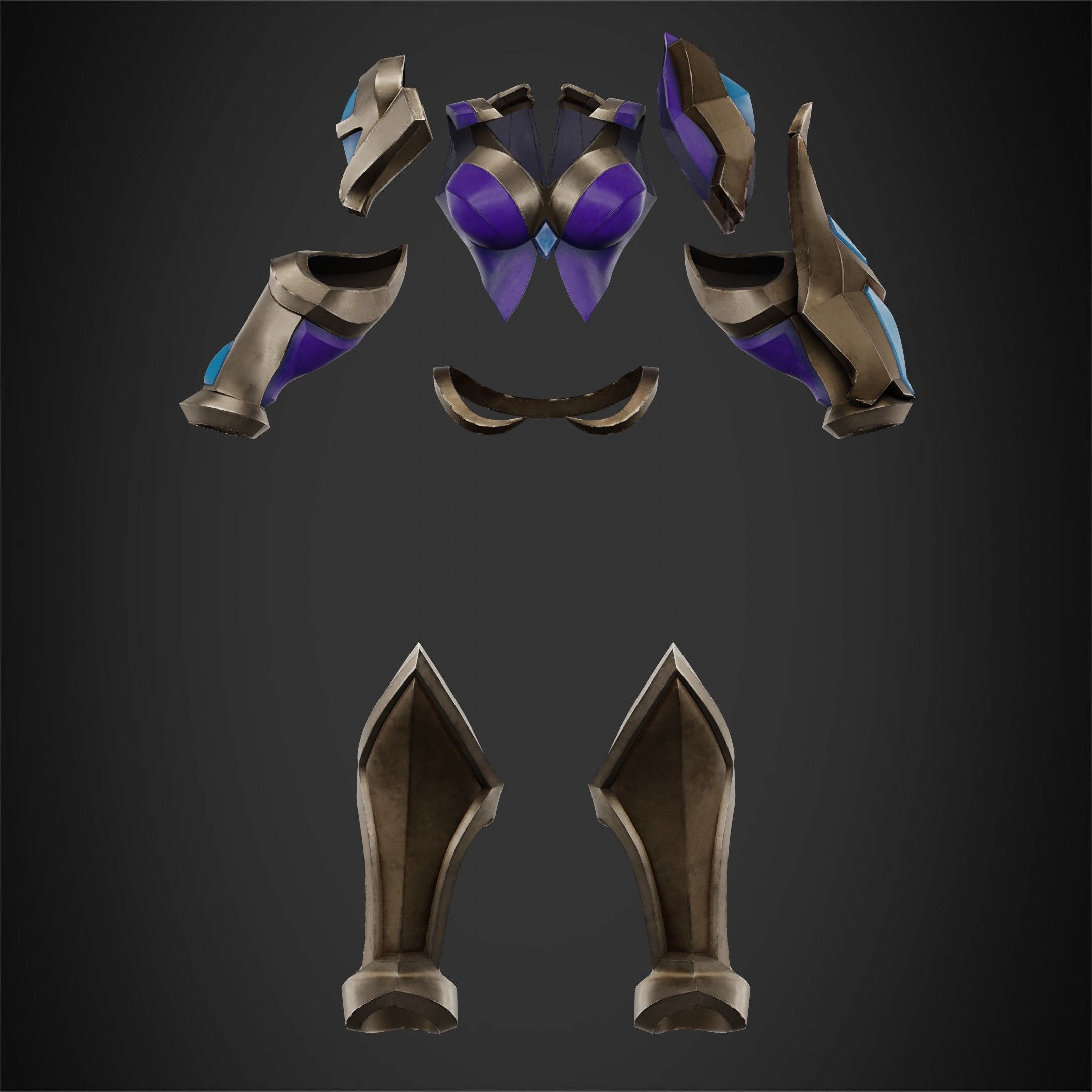 League of Legends Sejuani Armor for Cosplay 3D print model_2