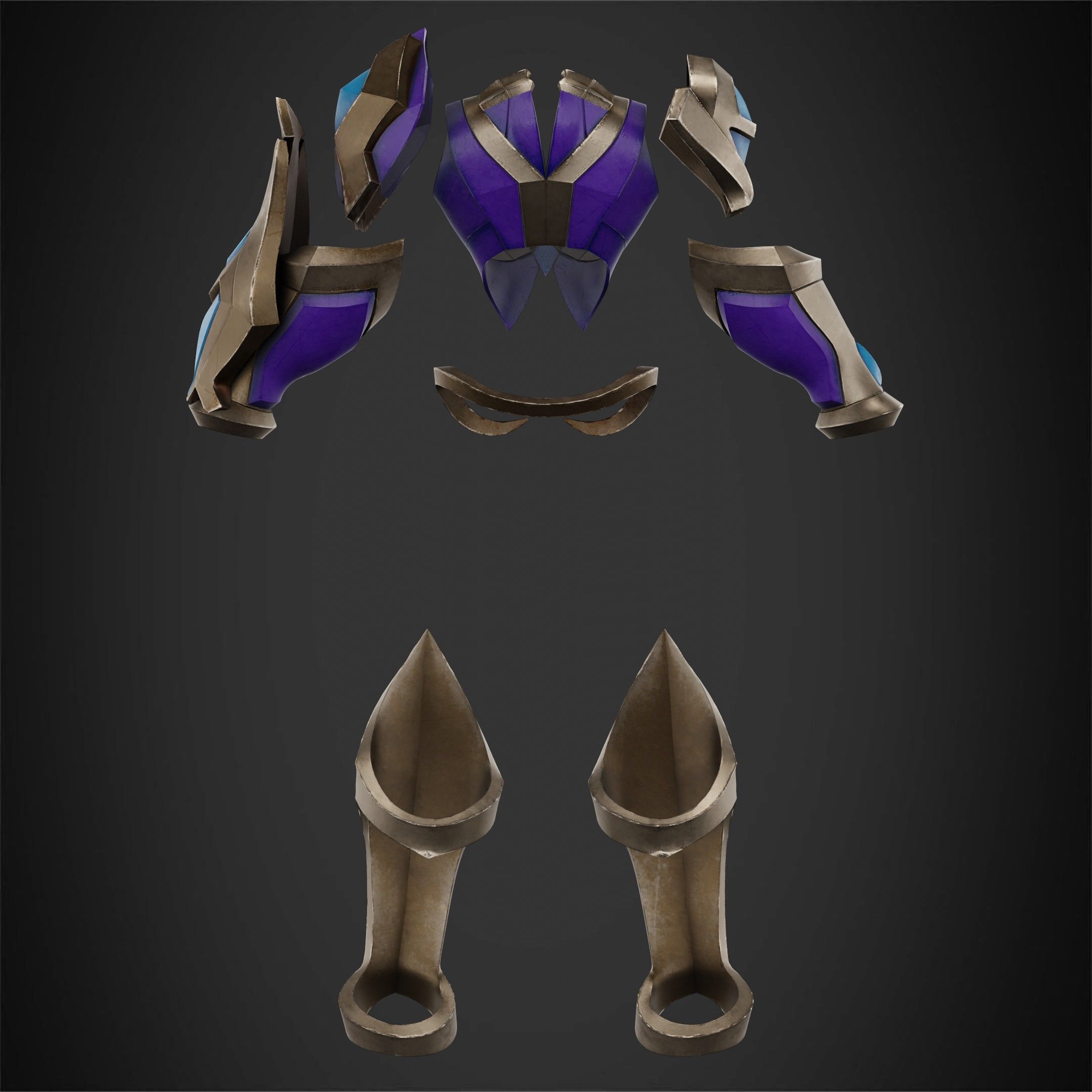 League of Legends Sejuani Armor for Cosplay 3D print model_6