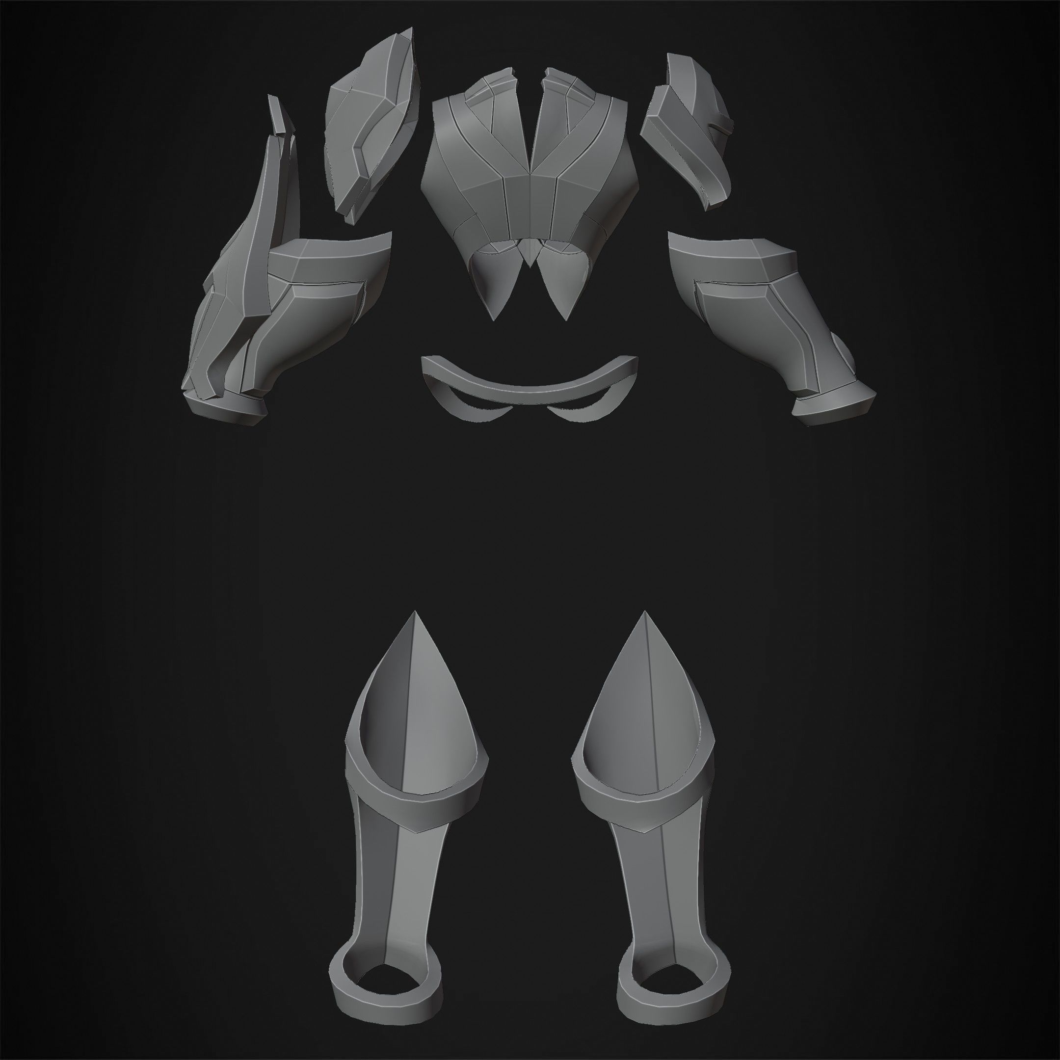 League of Legends Sejuani Armor for Cosplay 3D print model_18