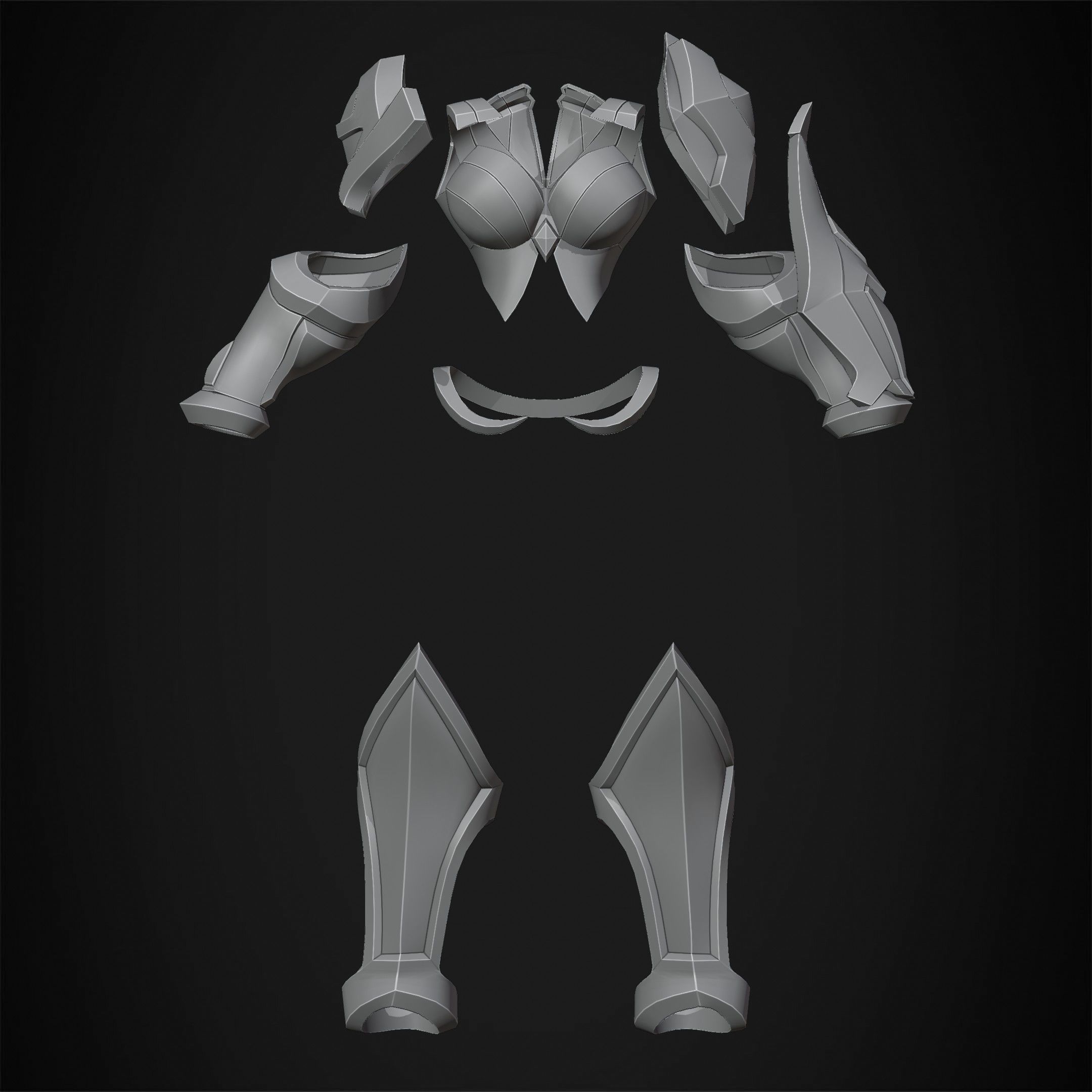 League of Legends Sejuani Armor for Cosplay 3D print model_10
