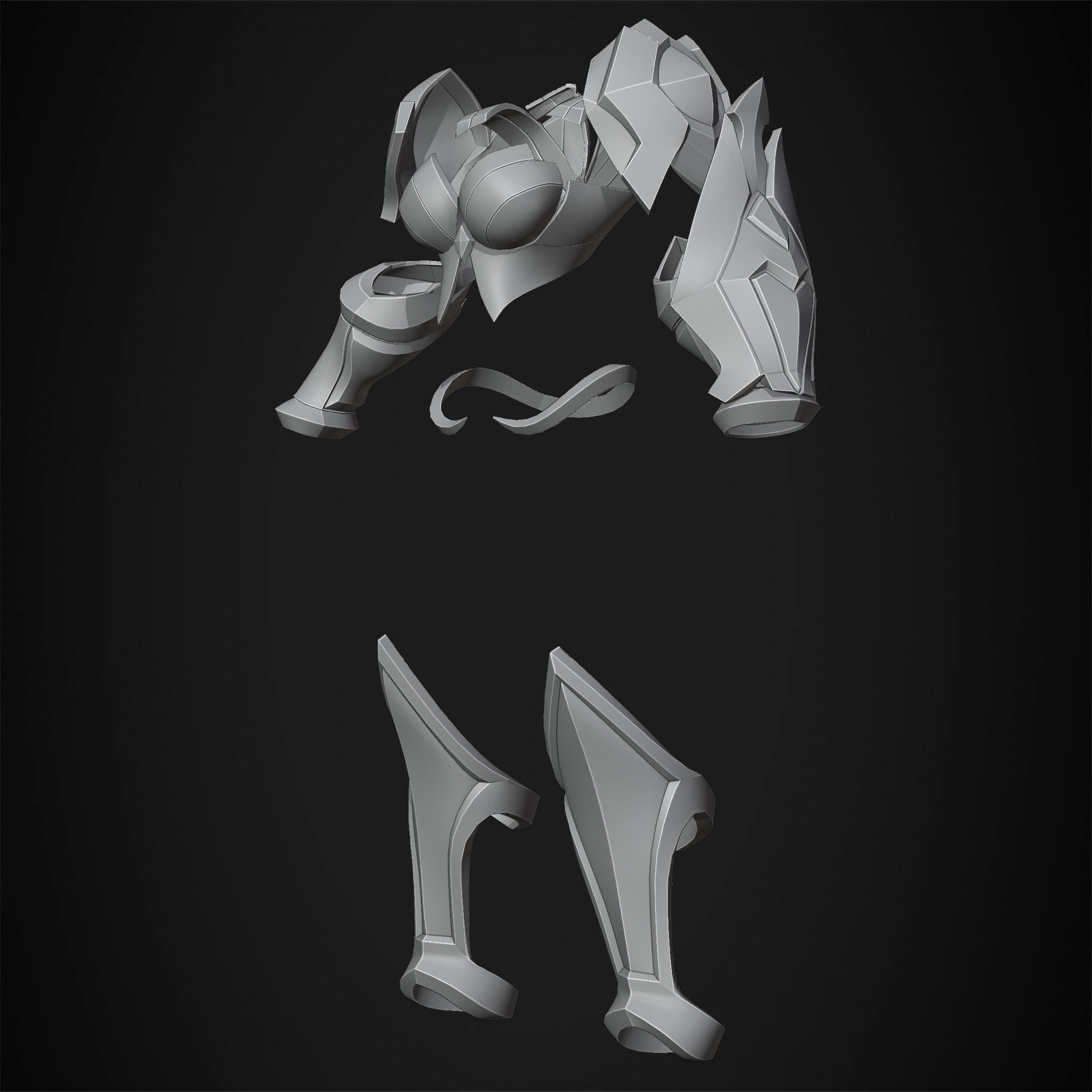 League of Legends Sejuani Armor for Cosplay 3D print model_12