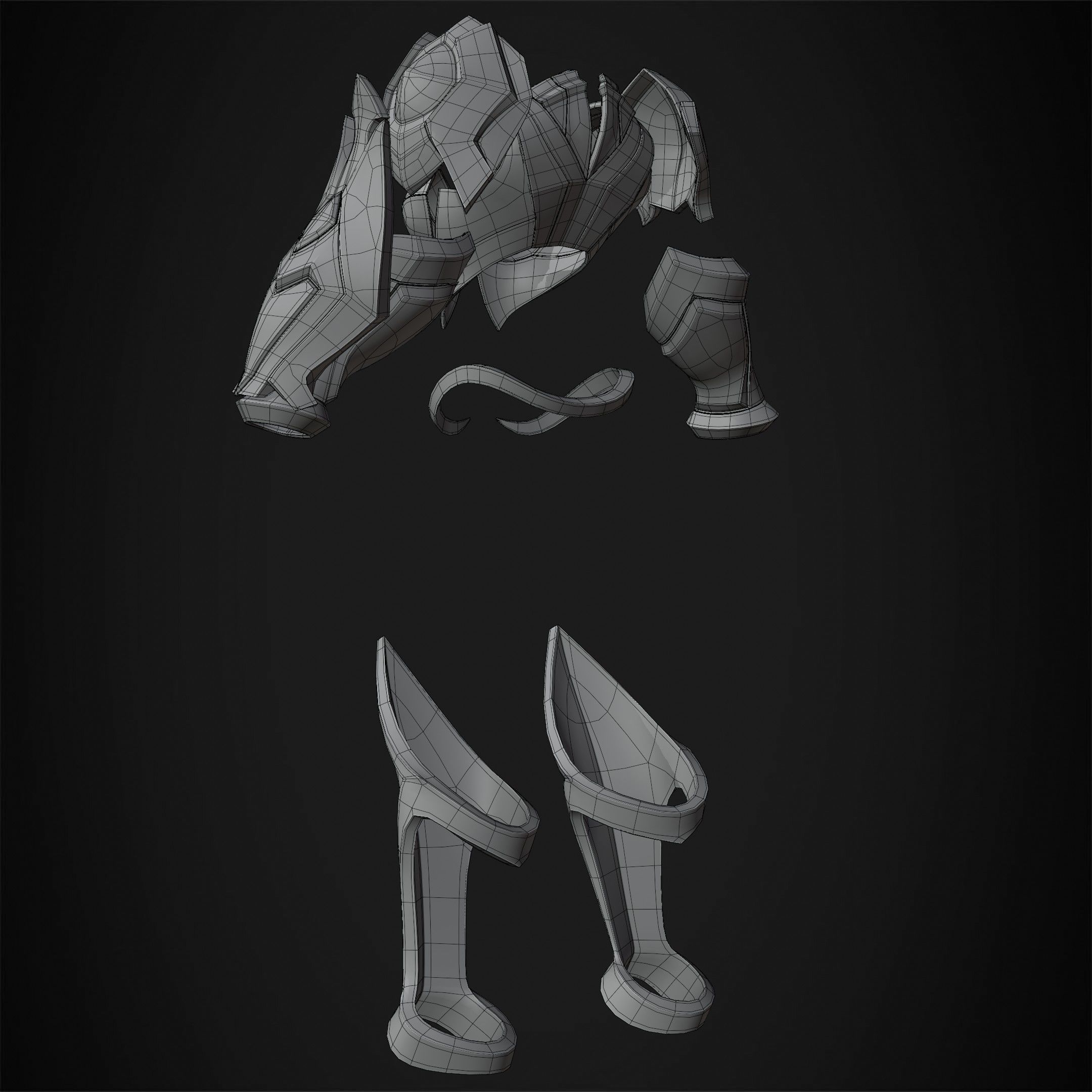 League of Legends Sejuani Armor for Cosplay 3D print model_17