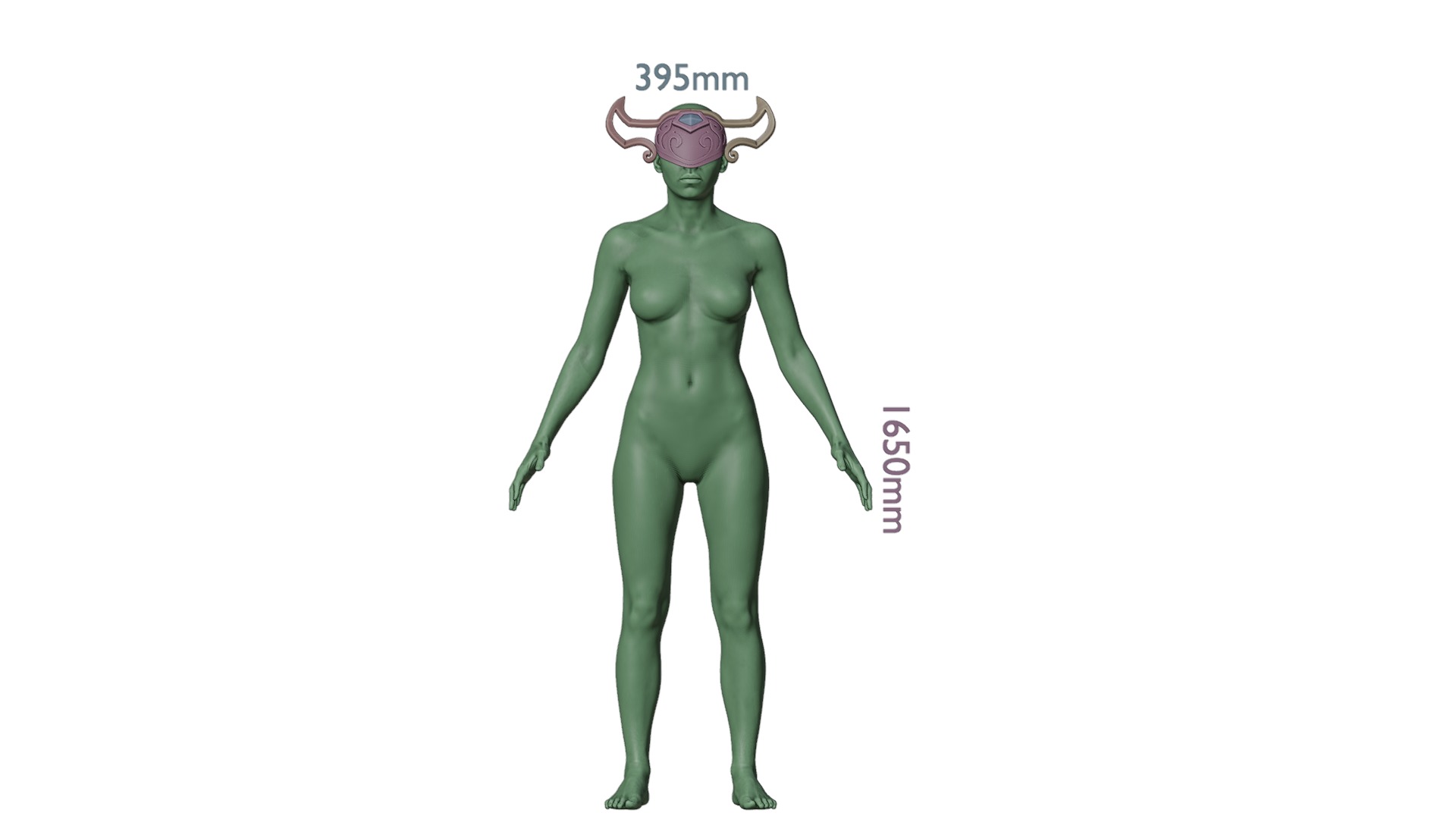 league of legends Porcelain Kindred mask and bow 3D print model_3